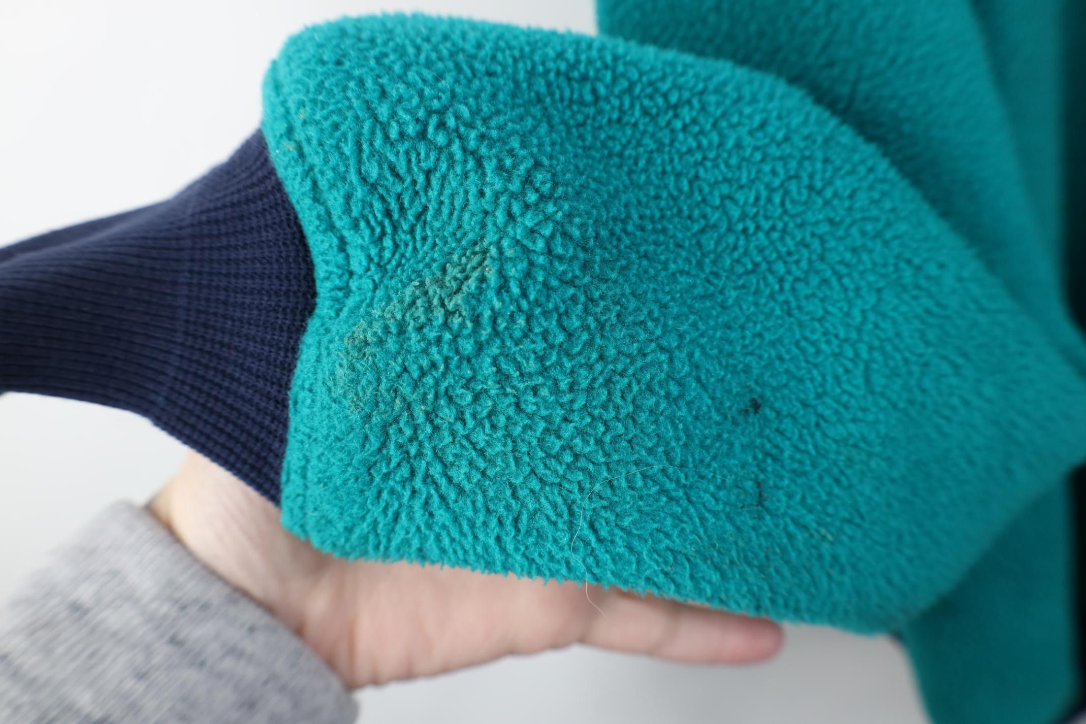 Lands' End Vintage 90s Lands End Ringer Fleece Sweatshirt Teal USA Size US M / EU 48-50 / 2 - 8 Thumbnail