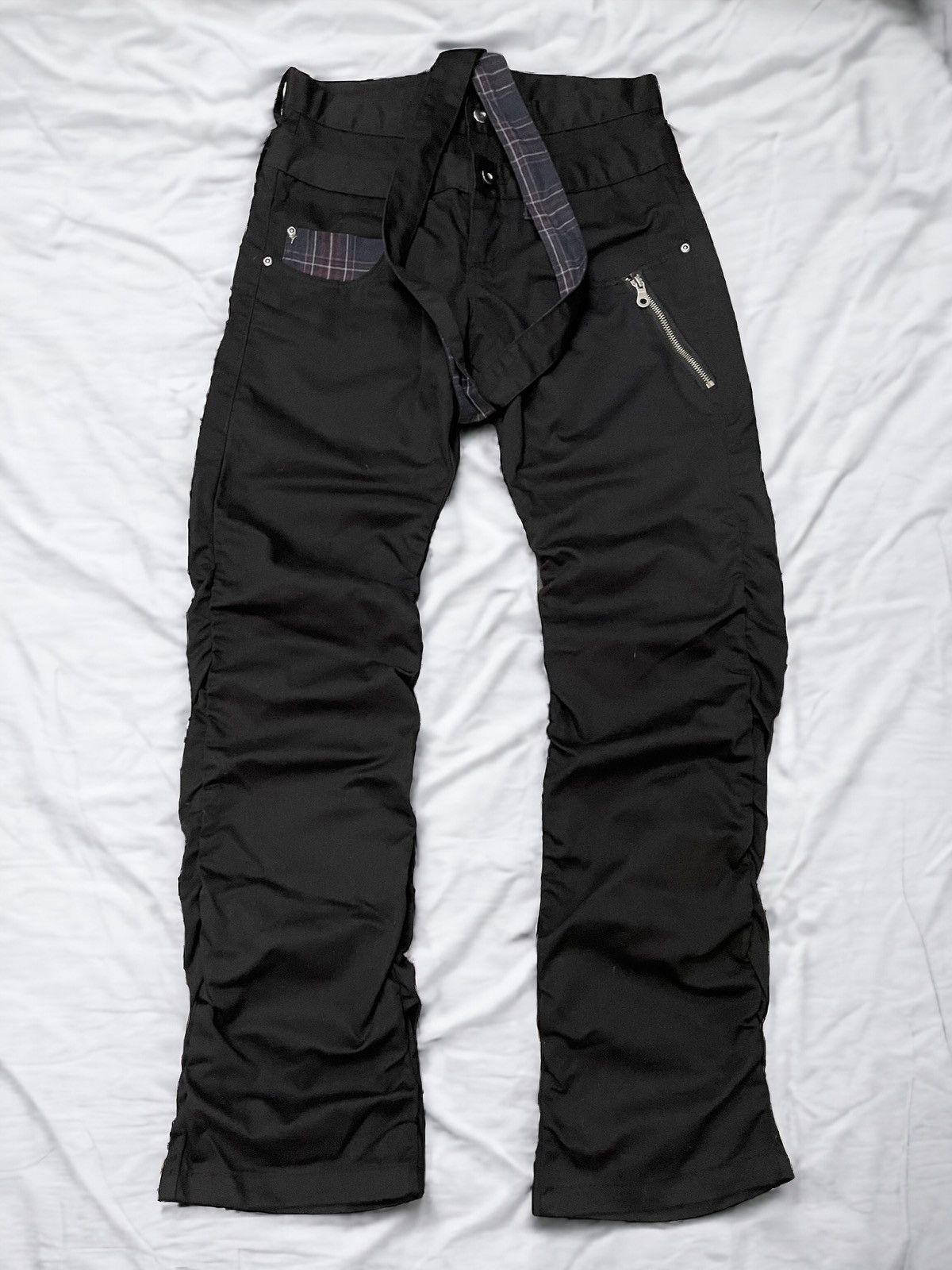 Designer × Japanese Brand × Junya Watanabe Issey Miyake Yohji Style Bondage Tornado Stack Pant Size US 30 / EU 46 - 1 Thumbnail