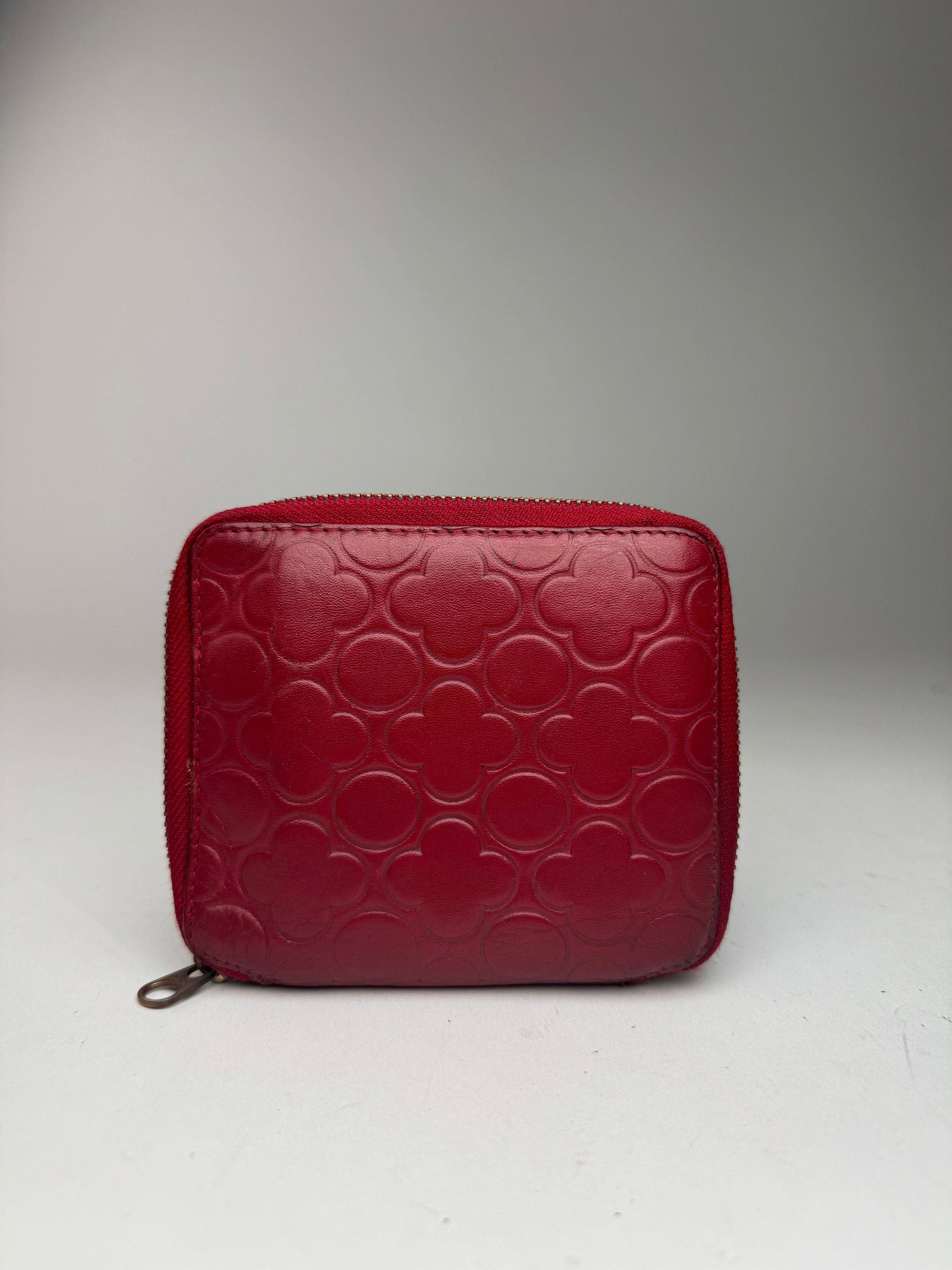 Comme des Garcons Vintage Comme Des Garçons Zippy Leather wallet red Size ONE SIZE - 1 Thumbnail