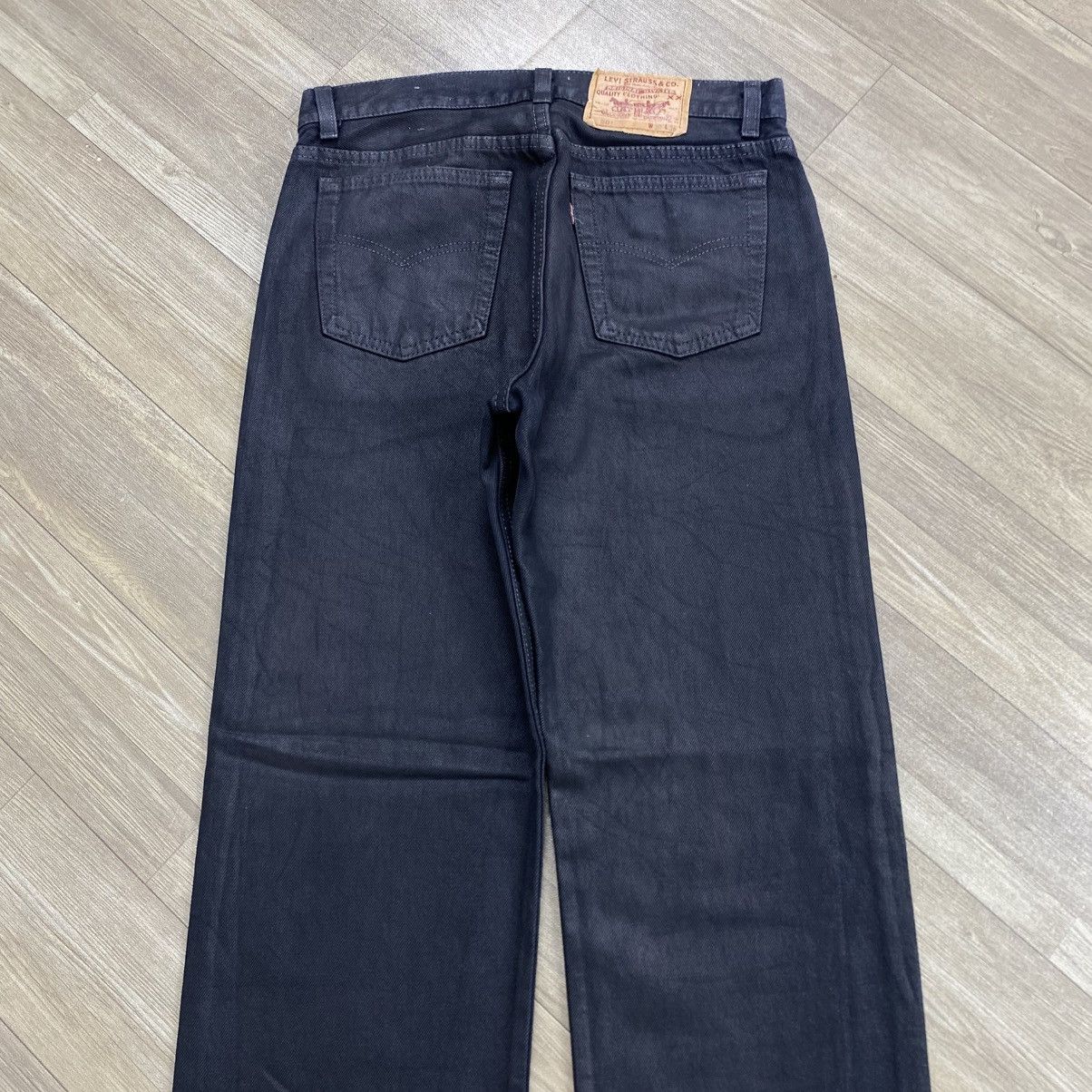 Levi's Vintage Clothing 1990s Vintage Levis 51 USA 30x36 Black Straight Jeans Size US 30 / EU 46 - 15 Thumbnail
