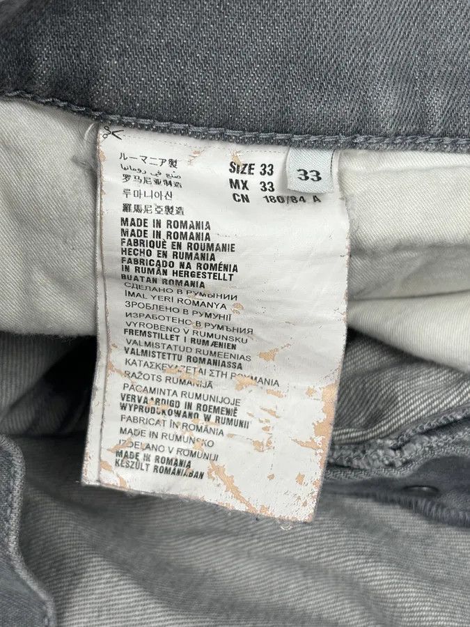 Prada SS2015 Prada Dark Grey Washed Slim Denim Jeans Size US 30 / EU 46 - 11 Thumbnail
