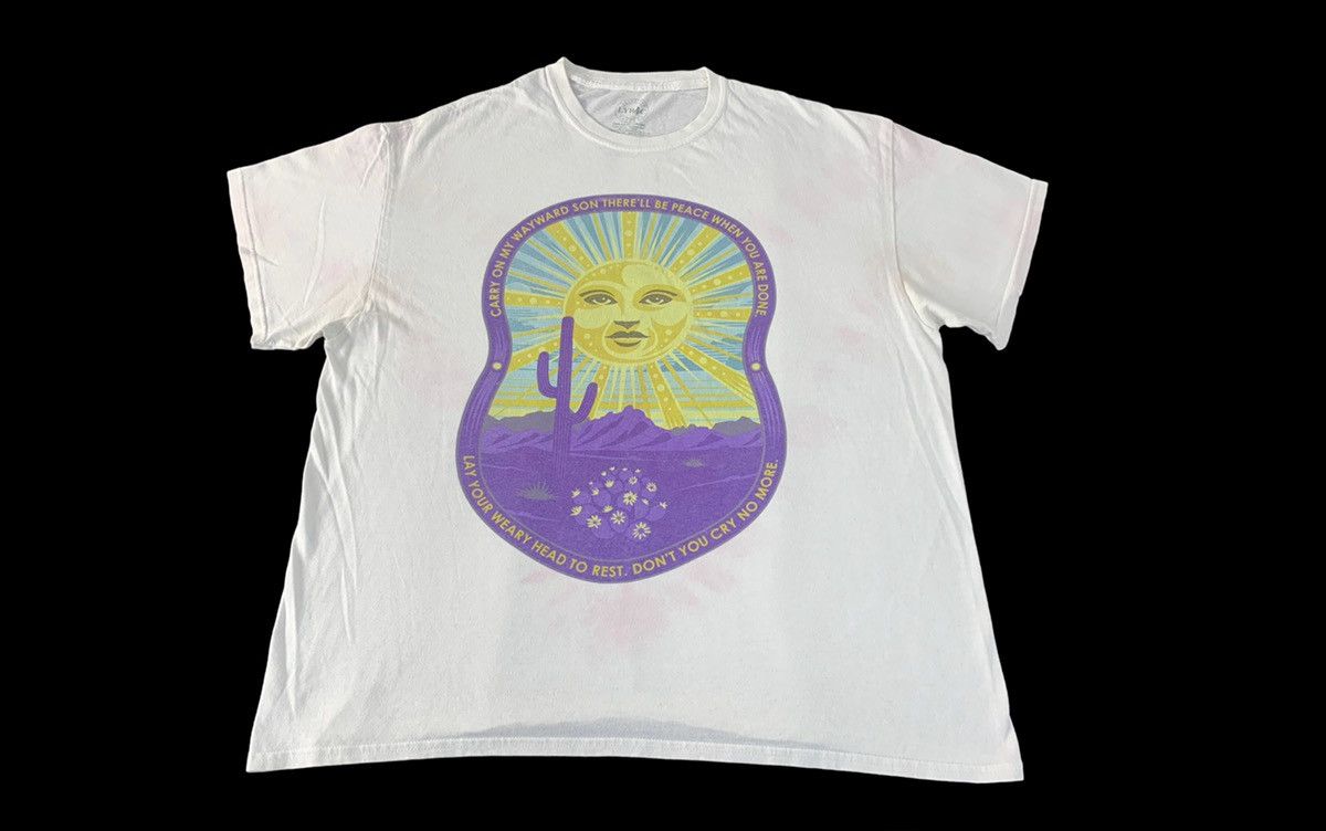 Vintage Kerry Livgent Carry On My Wayward Son Big Sun Logo Tee Size US XL / EU 56 / 4 - 1 Thumbnail
