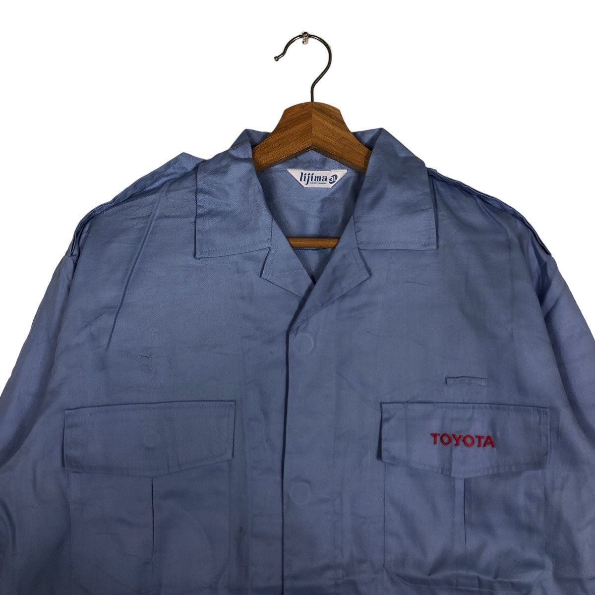 Japanese Brand 🔥Rare Work Jacket Vintage Toyota Racing Big Logo Size US L / EU 52-54 / 3 - 3 Thumbnail
