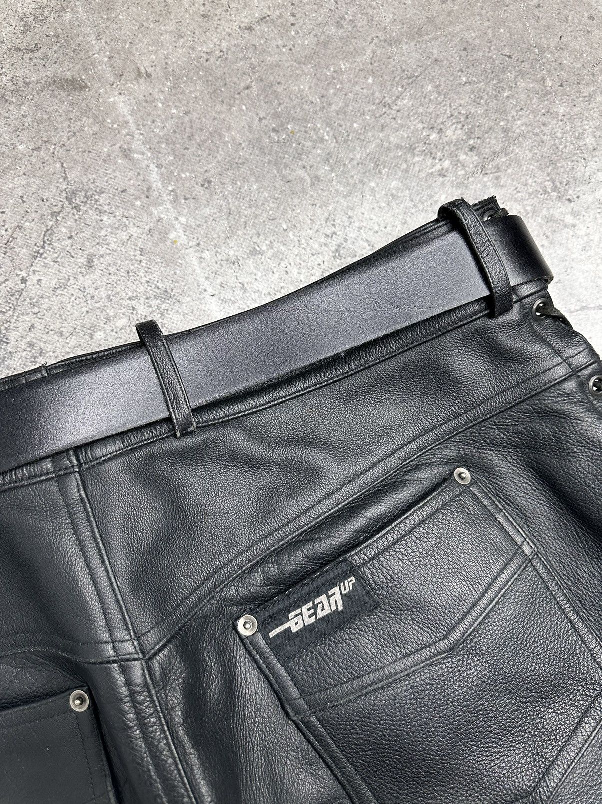 Raf Simons Vintage Made USA leather Belts Y2K style Harley Davidson GOA Size ONE SIZE - 12 Thumbnail