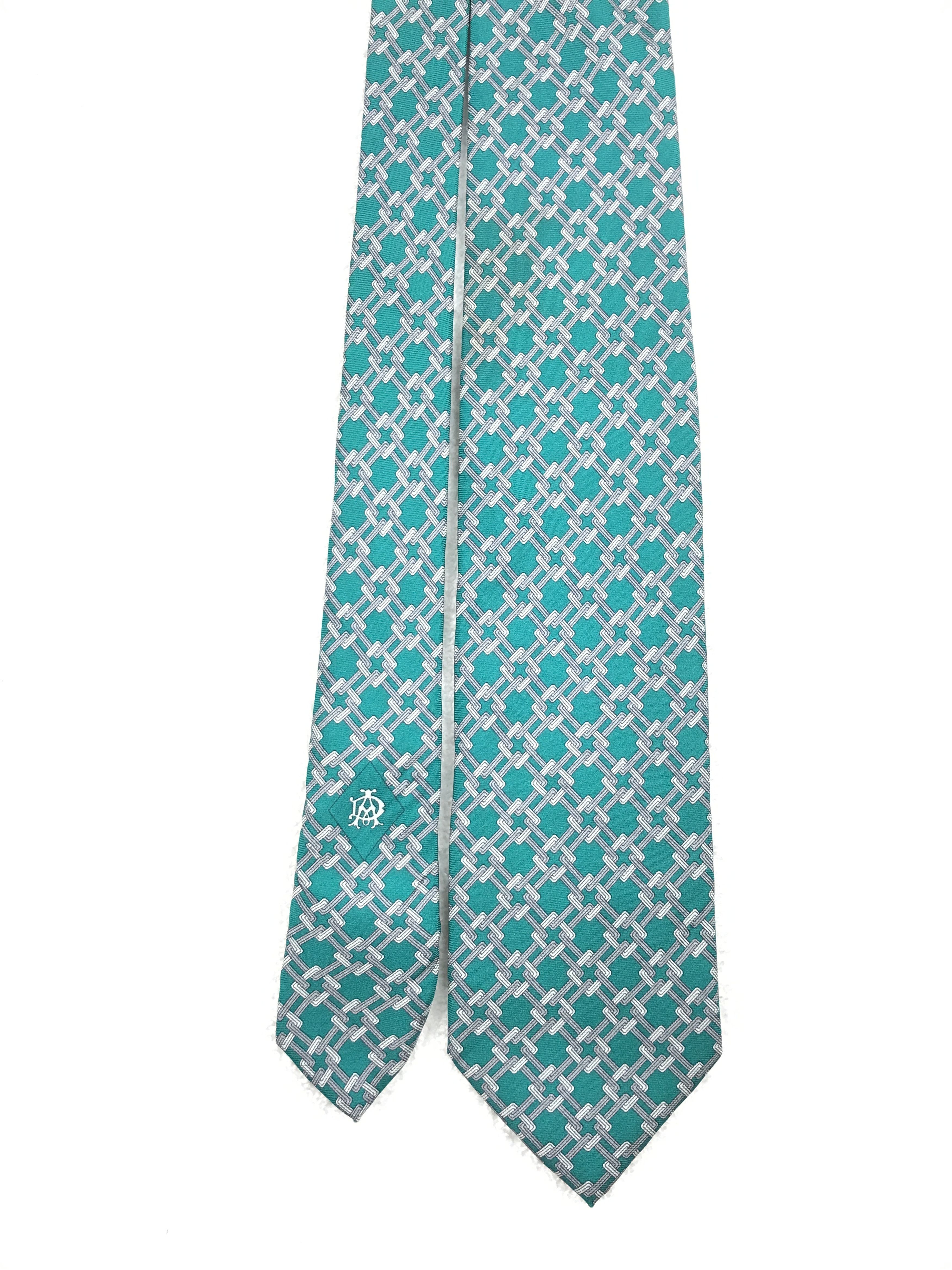 Alfred Dunhill × Vintage Vintage Dunhill Silk Necktie Size ONE SIZE - 3 Thumbnail