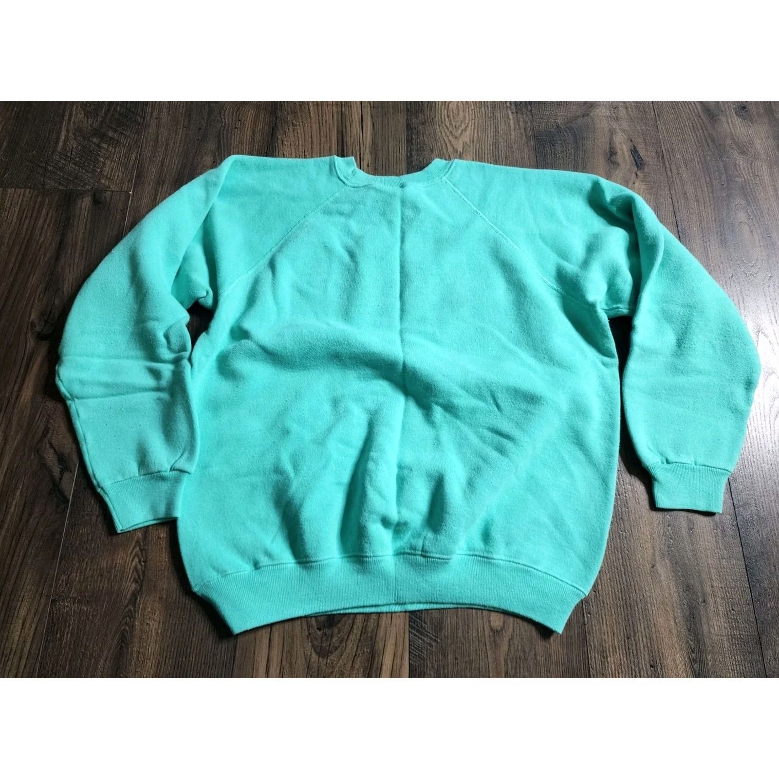 Hanes VINTAGE Hanes Sweatshirt Crewneck L Alaska USA Travel Puff Print Blue Unisex Adults Long Sleeve Graphic Print Pullover Size US L / EU 52-54 / 3 - 2 Thumbnail