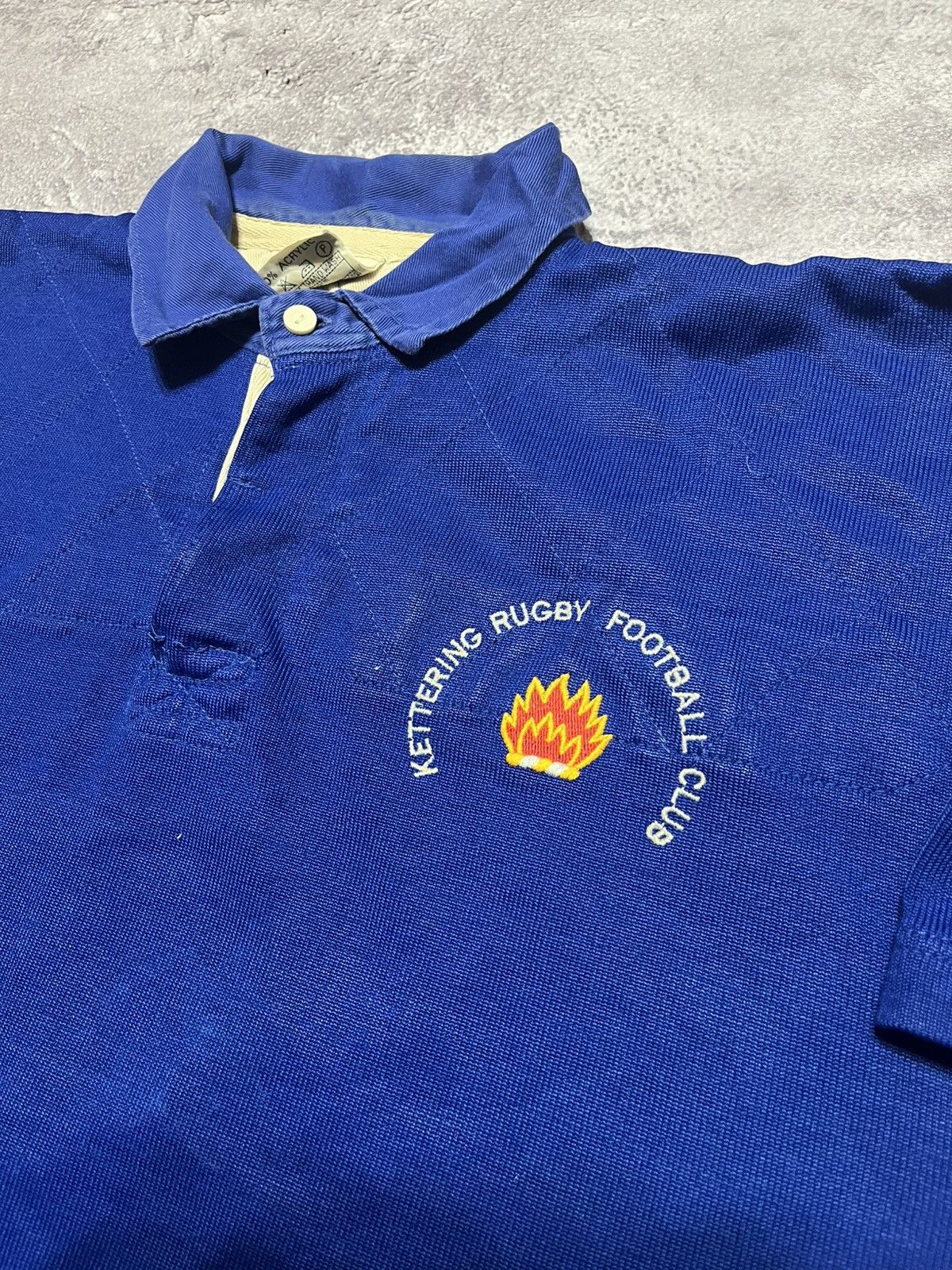 Vintage England rugby league Kettering RFC player issue jersey Size US L / EU 52-54 / 3 - 2 Thumbnail