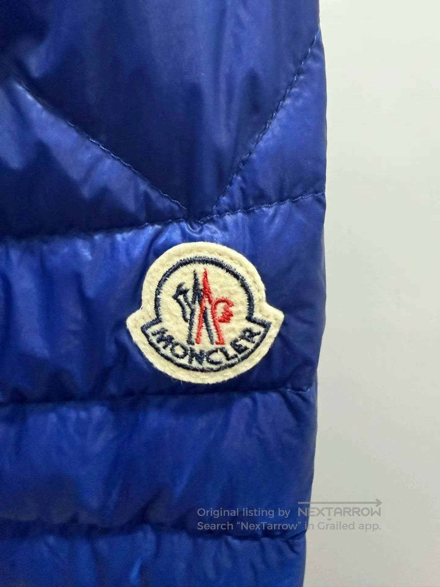 Moncler blue Moncler striped puffer jacket. Size S / US 4 / IT 40 - 3 Thumbnail