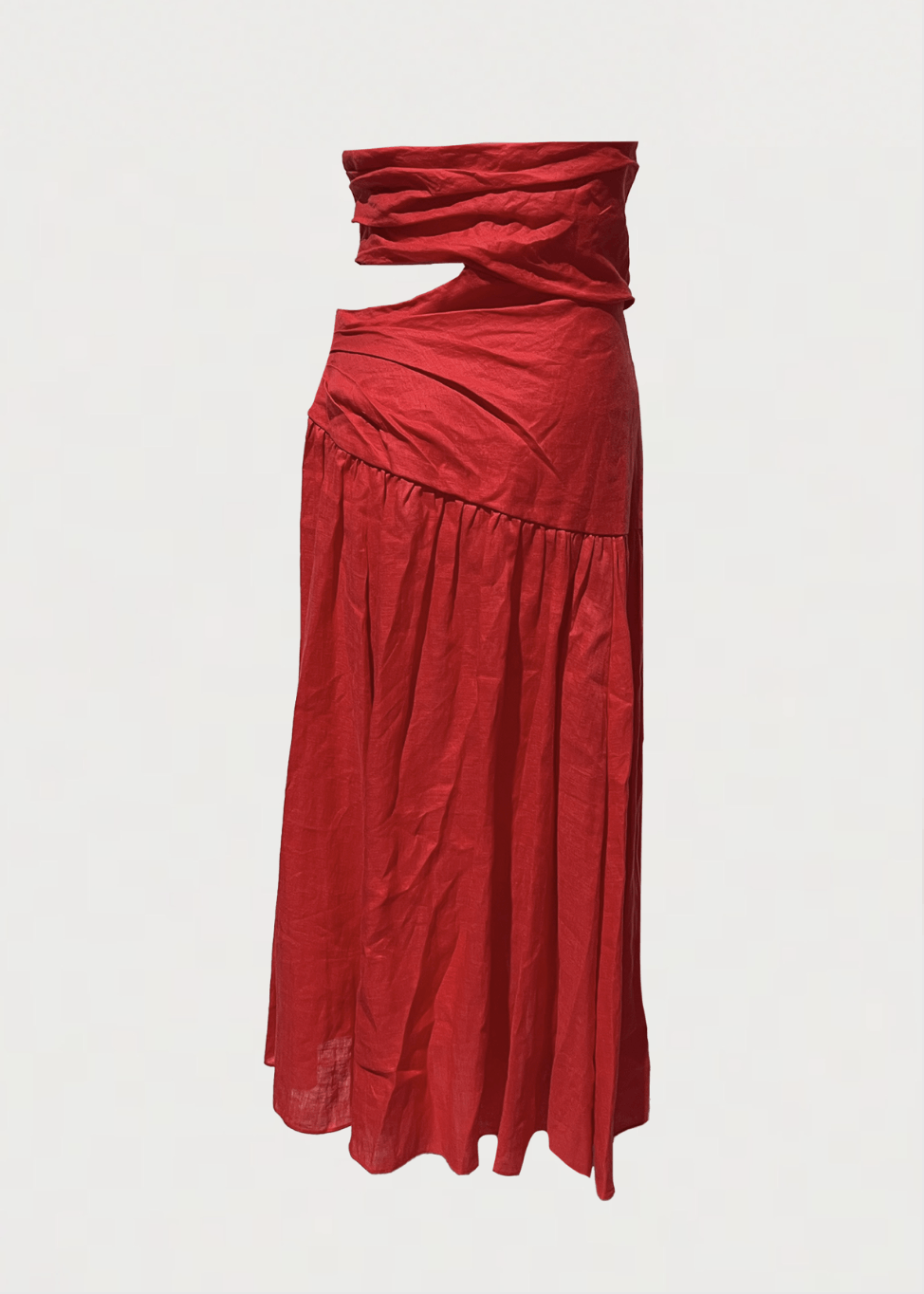 Zimmermann Lyre Wrap Tie Side Midi Dress Size L / US 10 / IT 46 - 5 Thumbnail