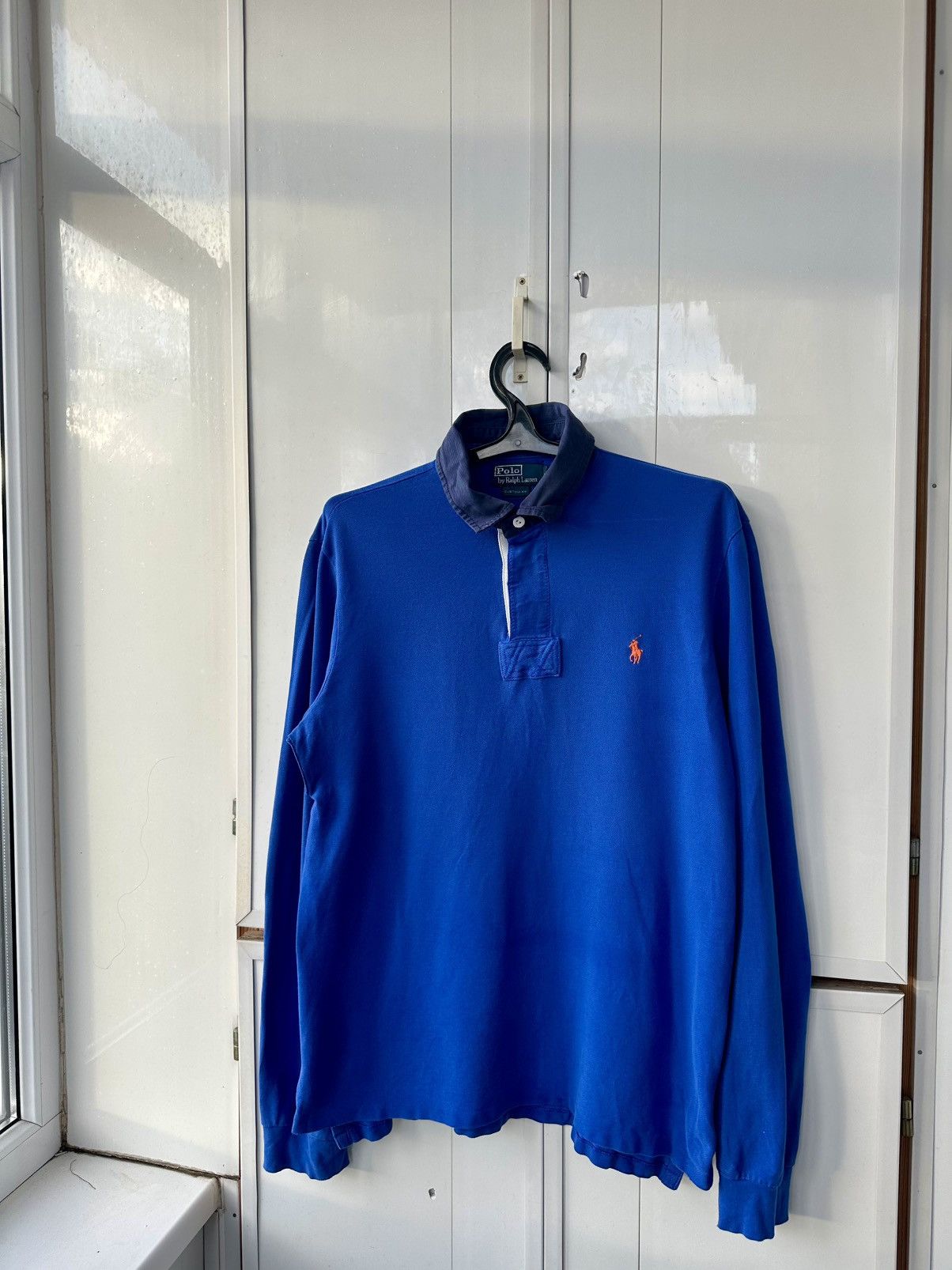 Polo Ralph Lauren Vintage Polo Ralph Lauren Sleeve Rugby Orange Logo Size US L / EU 52-54 / 3 - 2 Thumbnail