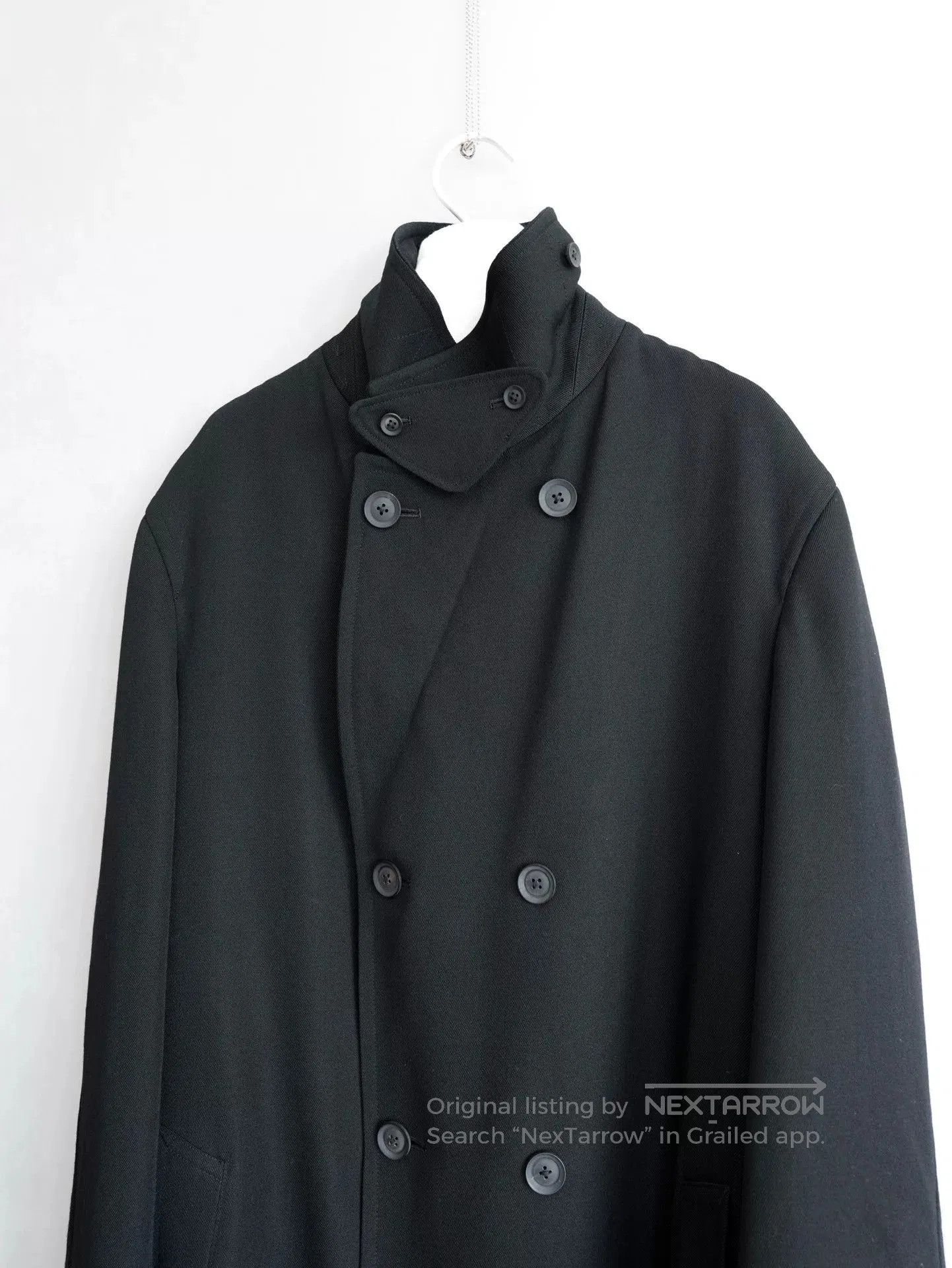Yohji Yamamoto Yohji Yamamoto Double Breasted Coat. Size US L / EU 52-54 / 3 - 4 Thumbnail