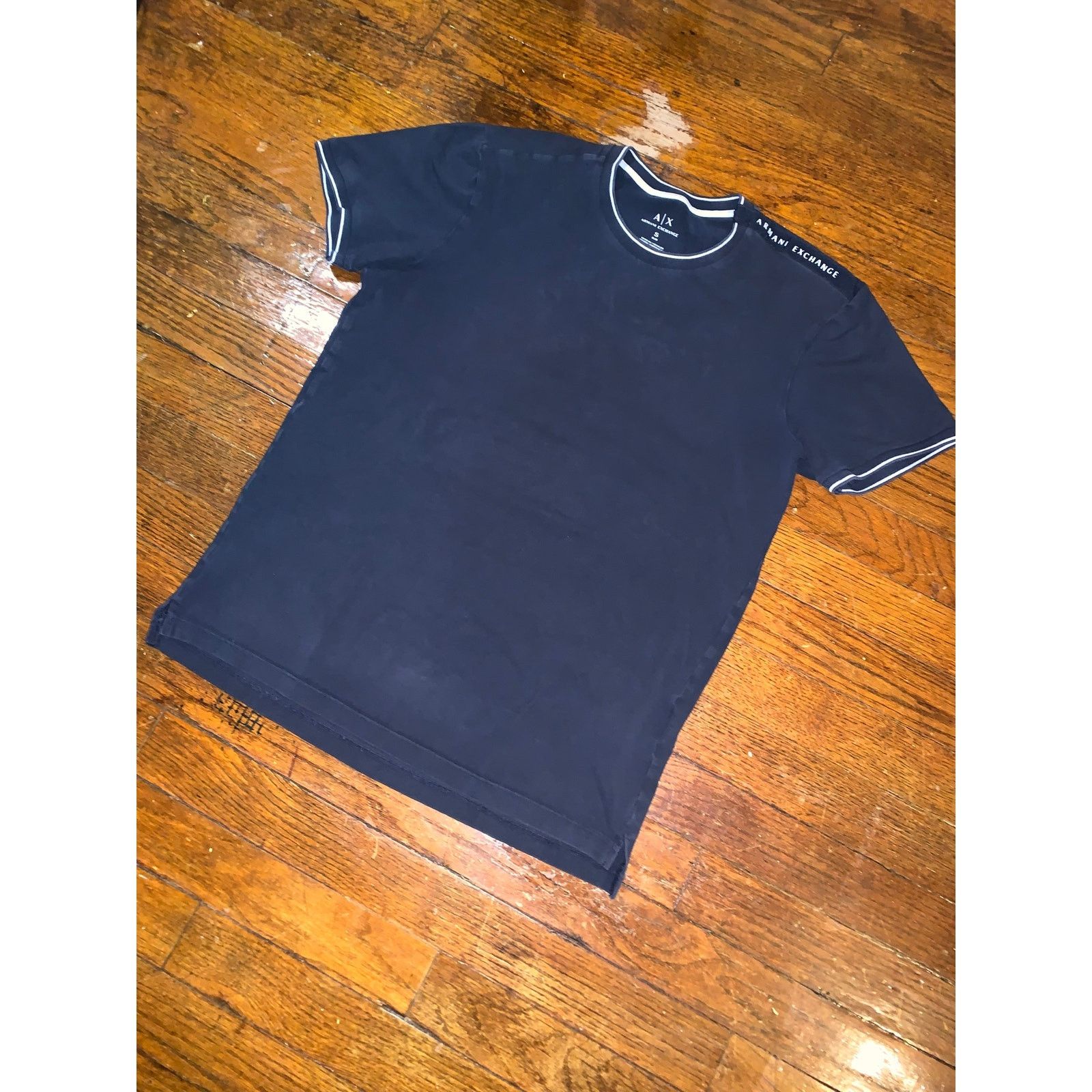 Armani Exchange Armani Exchange Slim Fit T Shirt Navy Blue Small Certilogo Size US S / EU 44-46 / 1 - 4 Thumbnail