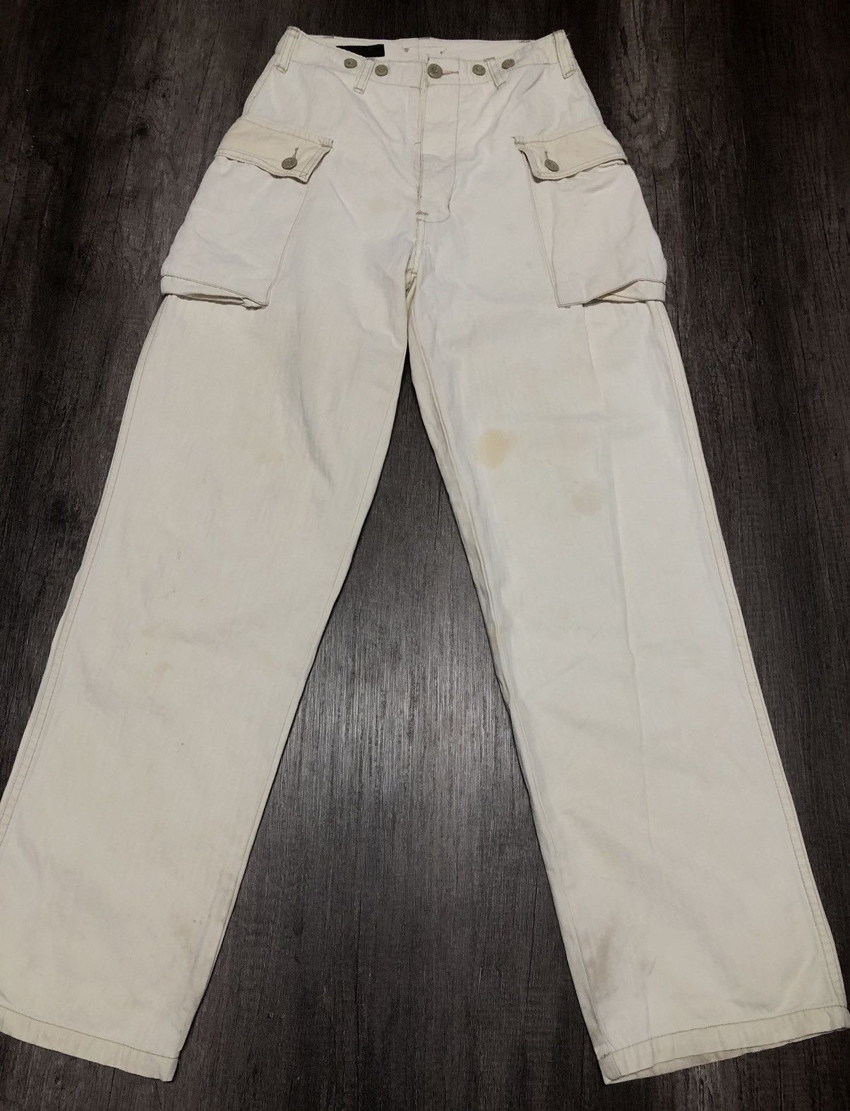 Vintage VINTAGE U.S.NAVY WDH 263 CARGO PANT Size US 27 - 10 Thumbnail