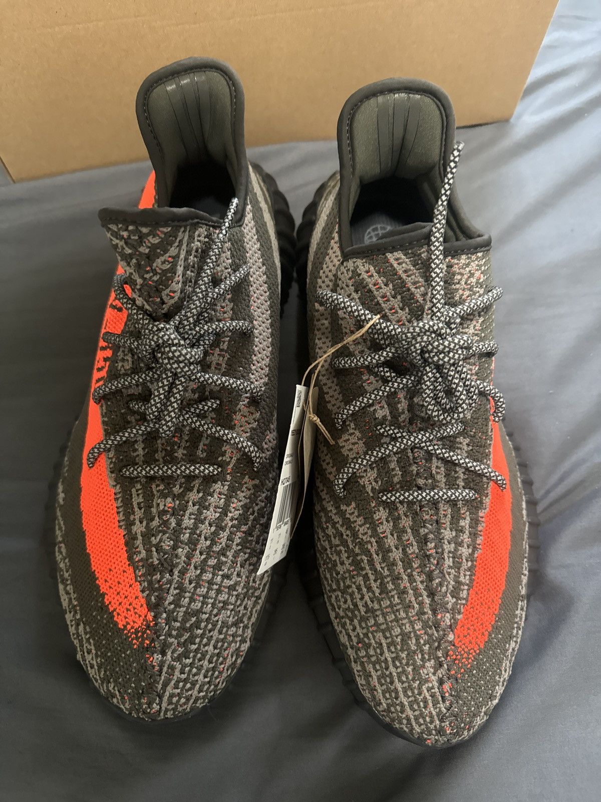 Adidas × Kanye West Yeezy Boost 350 V2 Carbon Beluga Size US 11.5 / EU 44-45 - 4 Thumbnail