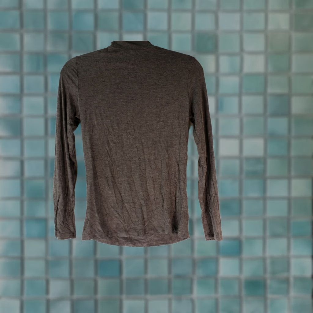Vintage VOBCTY Sweater Slouch Neck Size S Brown Long Sleeve Womens Pullover Knit Lightweight Cross Hem Comfort Size S / US 4 / IT 40 - 1 Thumbnail