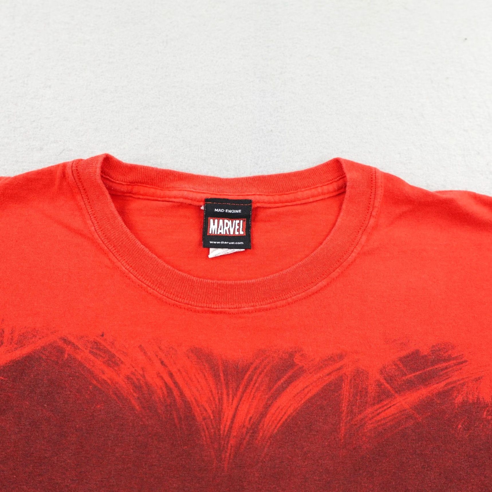 Mad Engine VINTAGE Wolverine Shirt Mens Large Red Marvel Mad Engine Mega Print Weapon X Shirt Size US L / EU 52-54 / 3 - 3 Thumbnail