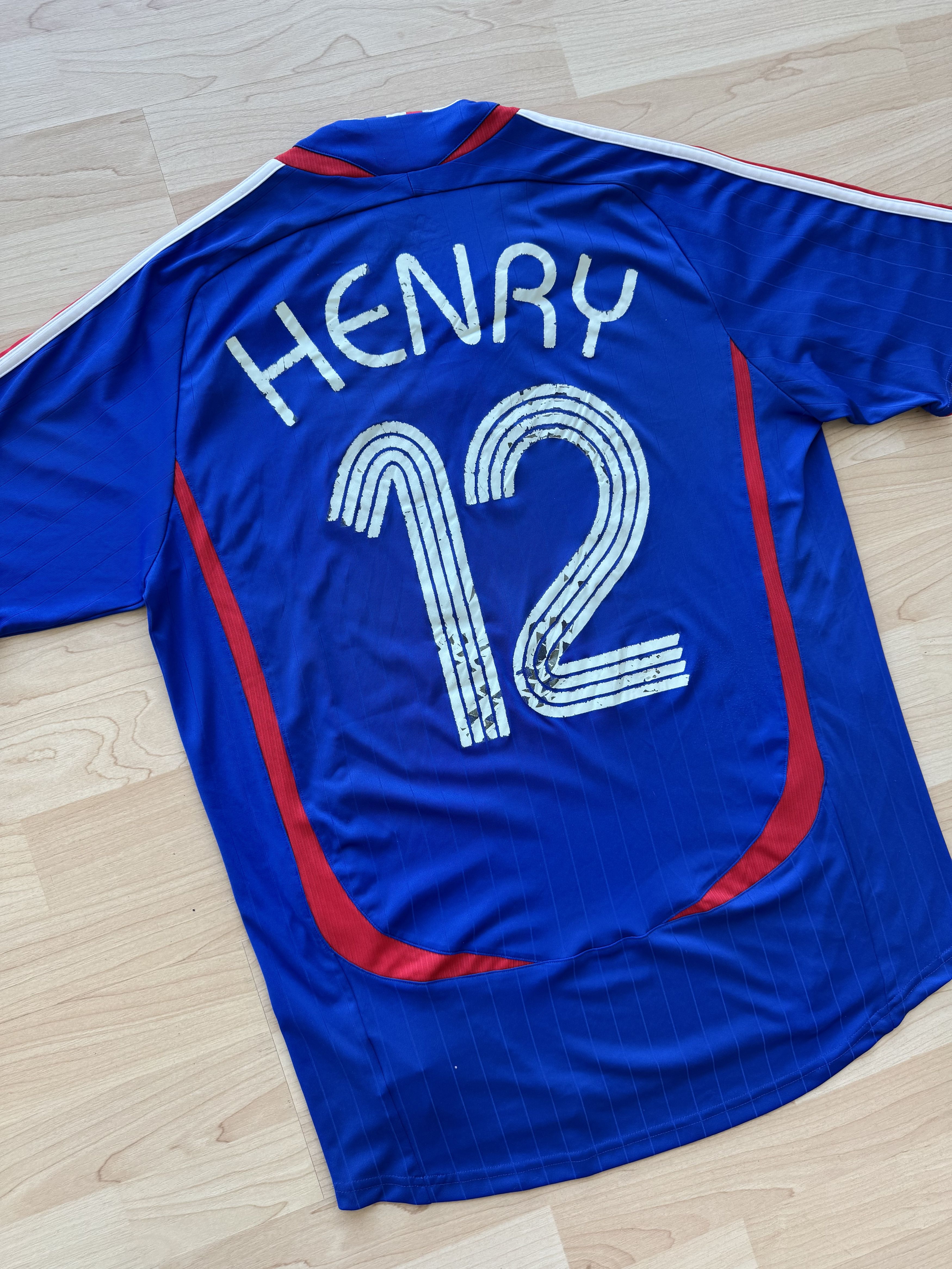 Adidas Football shirt soccer FC France Home 2006/2007 Size US M / EU 48-50 / 2 - 13 Thumbnail
