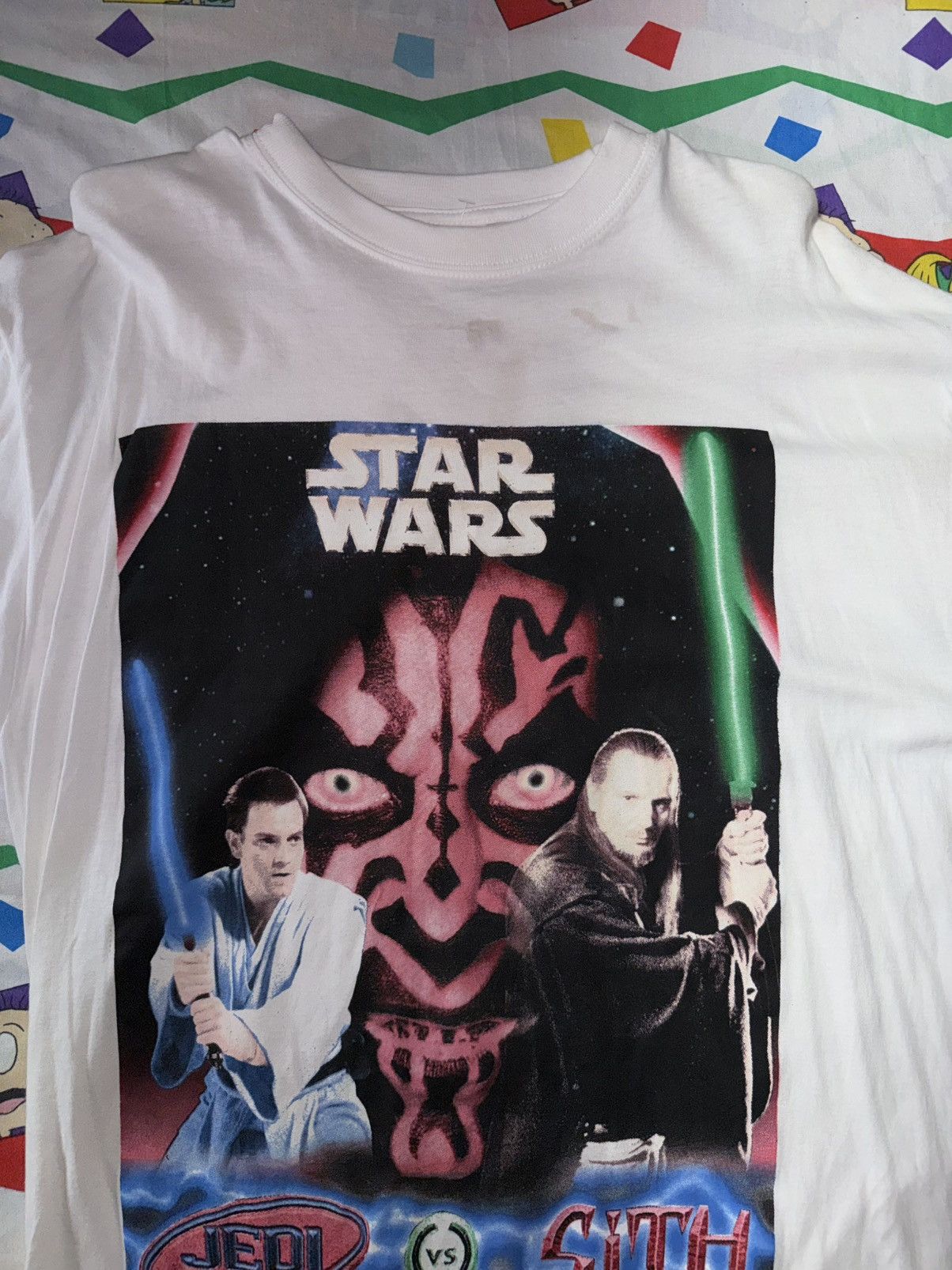 Other Vintage Star Wars Jedi Vs Sith T-Shirt Size US L / EU 52-54 / 3 - 3 Thumbnail