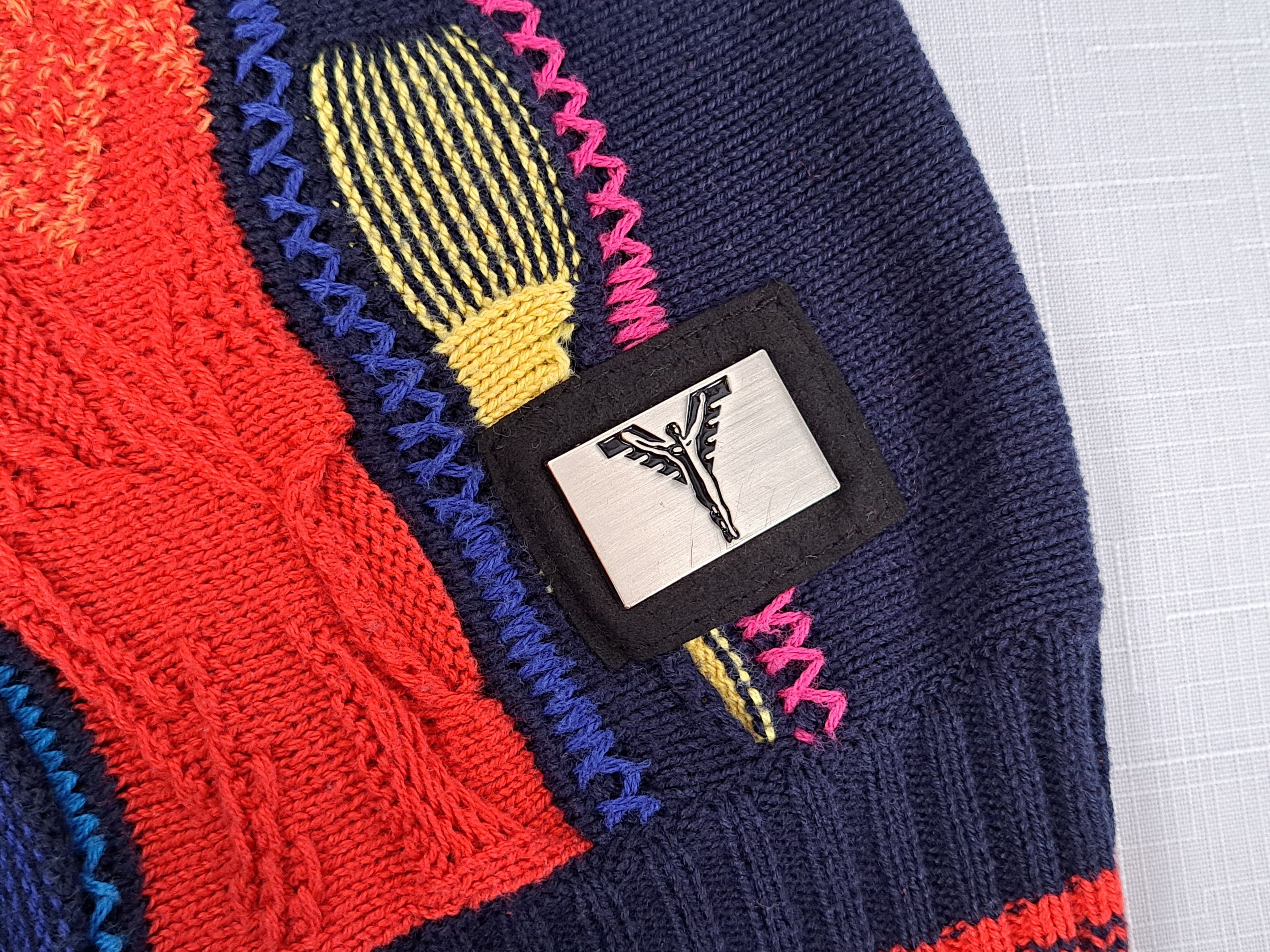 Carlo Colucci Carlo Colucci multicolor sweater Coogi style. Size XL Size US XL / EU 56 / 4 - 10 Thumbnail