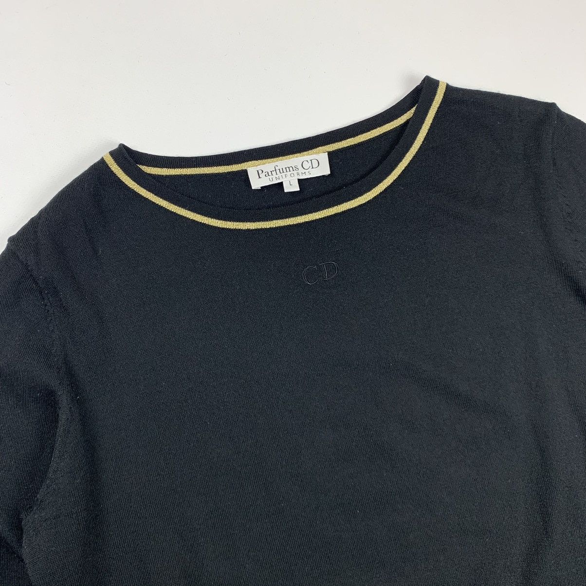 Dior Christian Dior Uniforms centre logo wool jumper Size L / US 10 / IT 46 - 2 Thumbnail