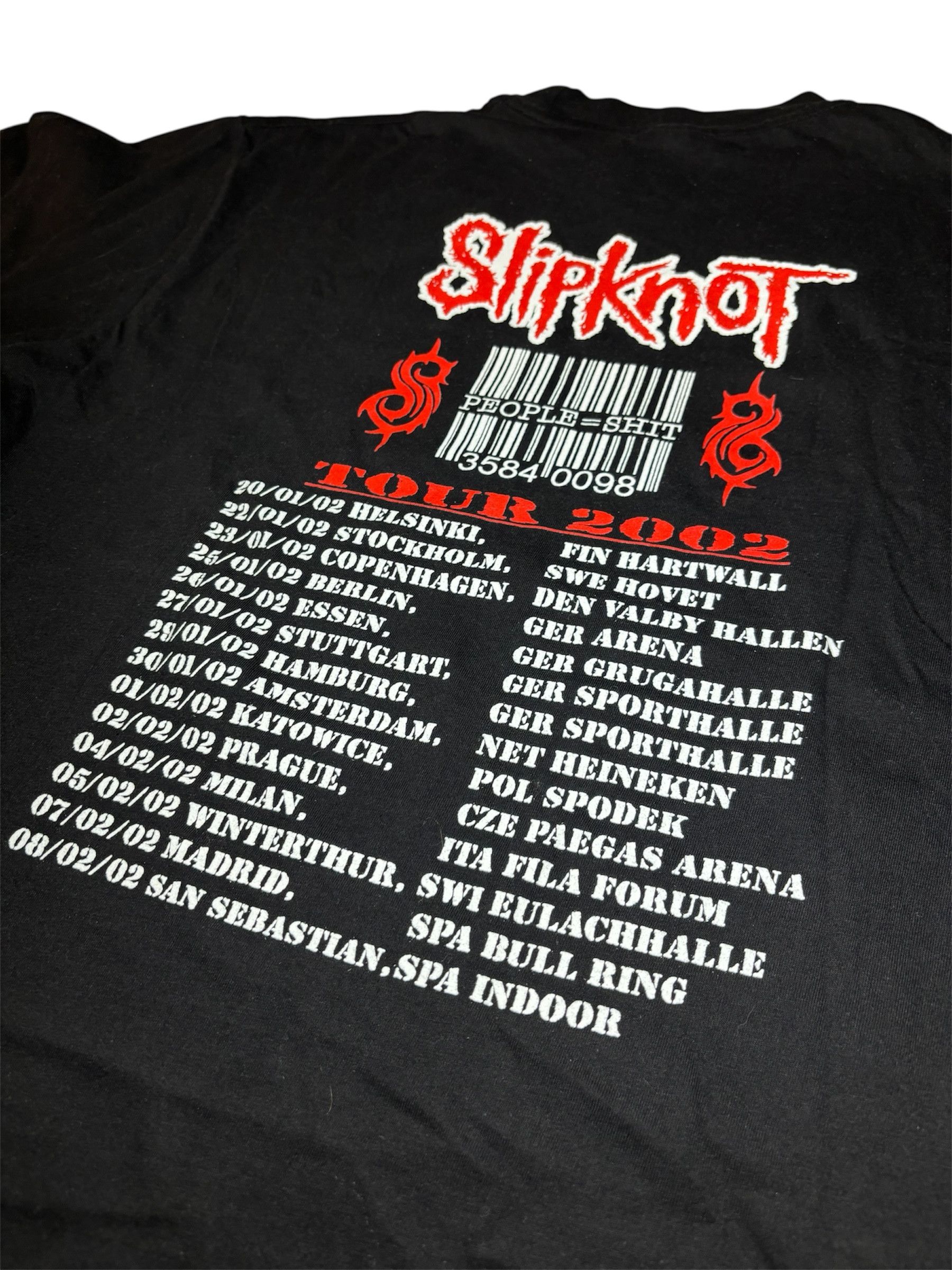 Slipknot 2002 Vintage "Slipknot" People = Shit tour t-shirt Size US M / EU 48-50 / 2 - 5 Thumbnail