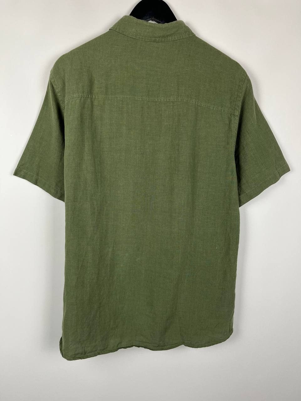 Percival Percival Men's 100% Linen Short Sleeve Shirt Size US M / EU 48-50 / 2 - 2 Thumbnail
