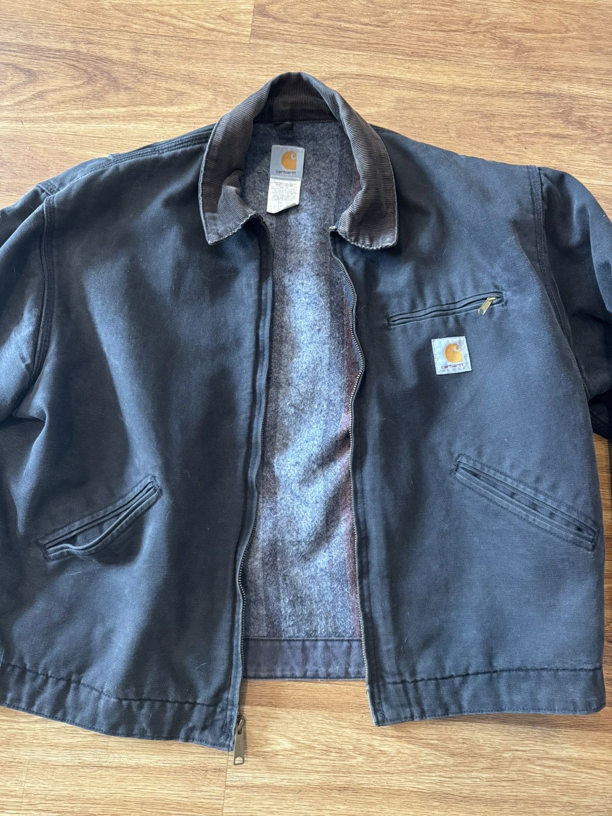 Carhartt Carhartt Black Detroit Jacket Size US L / EU 52-54 / 3 - 3 Thumbnail