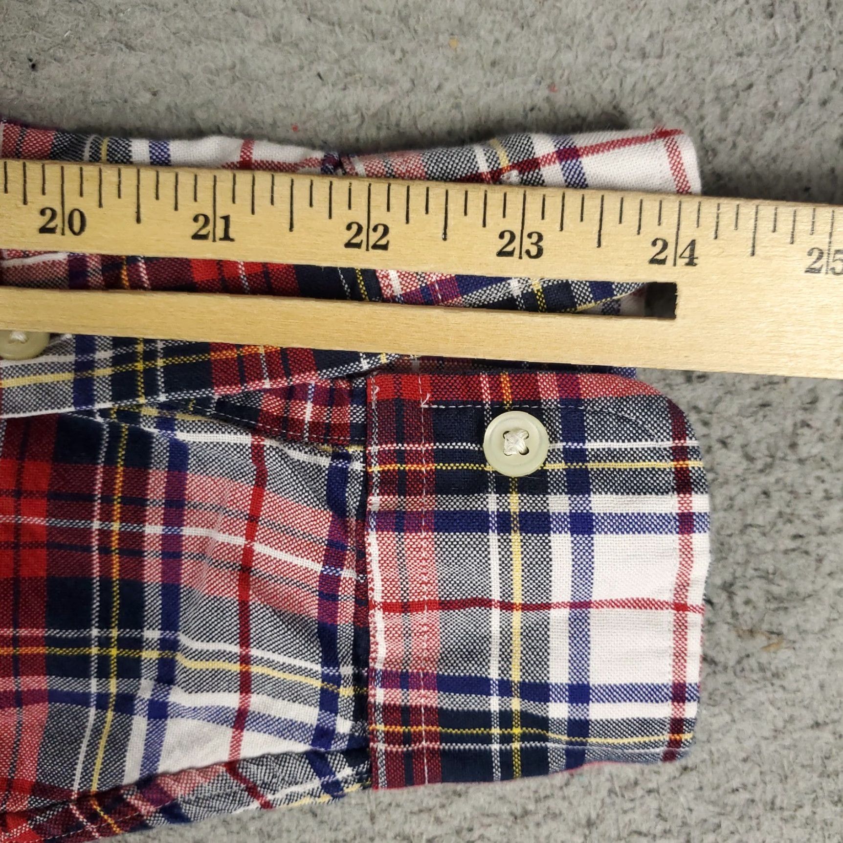 Ralph Lauren Ralph Lauren Shirt Mens Big & Tall Red Plaid Button-Up Long Sleeve Casual Size US XL / EU 56 / 4 - 7 Thumbnail