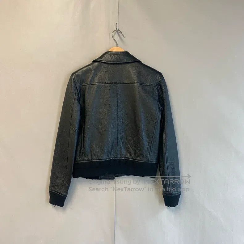 Saint Laurent Paris Saint Laurent Paris Lambskin zippered black vintage biker Size S / US 4 / IT 40 - 3 Thumbnail