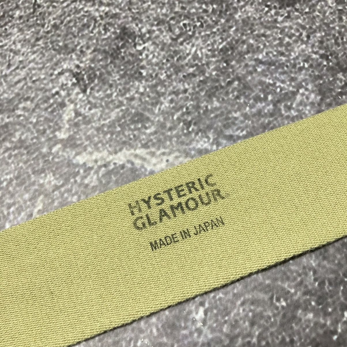 Hysteric Glamour HYSTERIC GLAMOUR Vintage Web Belt Canvas Logo Print Size ONE SIZE - 10 Thumbnail