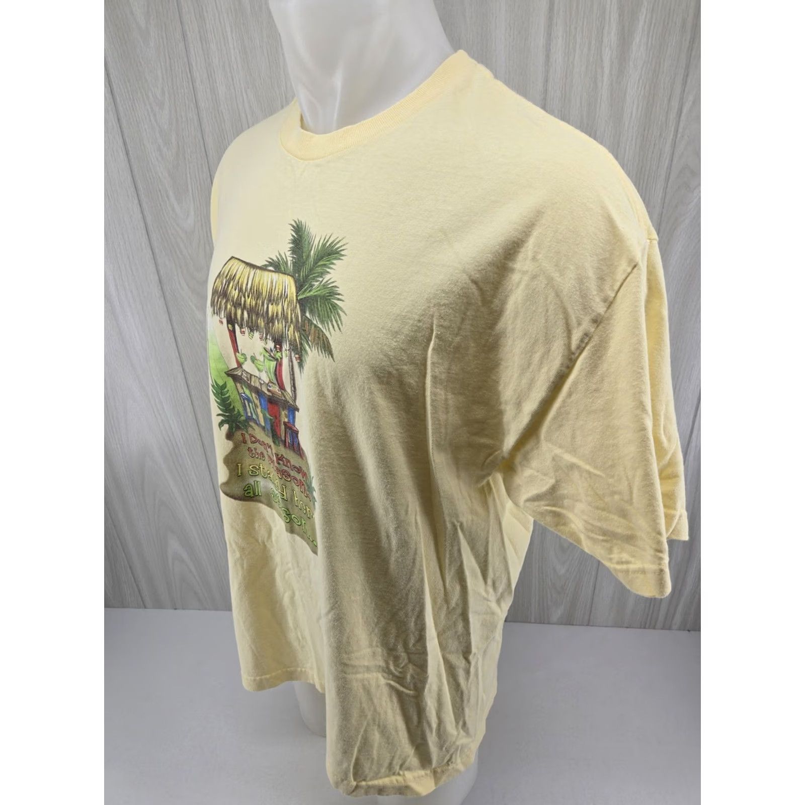 Vintage VINTAGE Margaritaville Shirt Mens XL Yellow Jimmy Buffett Orlando 2006 Size US XL / EU 56 / 4 - 5 Thumbnail
