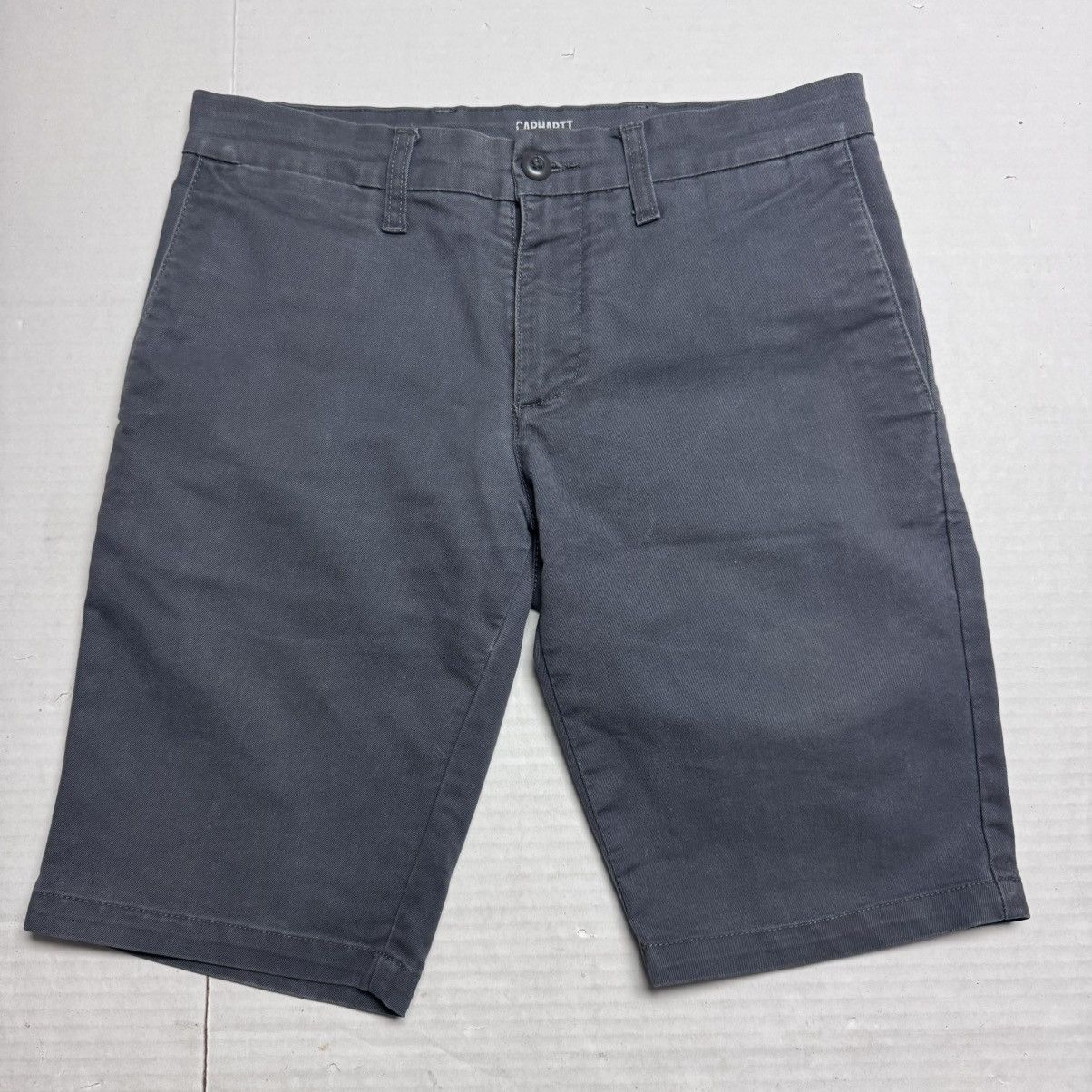 Carhartt Wip Carhartt WIP Sid Short In Gray Deltona Stretch Twill Slim Size US 30 / EU 46 - 1 Thumbnail
