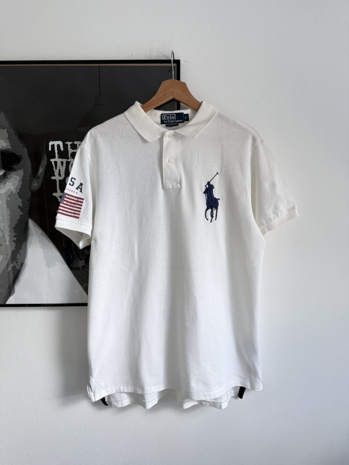 Ralph Lauren Vintage VTG POLO RALPH LAUREN USA polo shirt Size US L / EU 52-54 / 3 - 1 Thumbnail