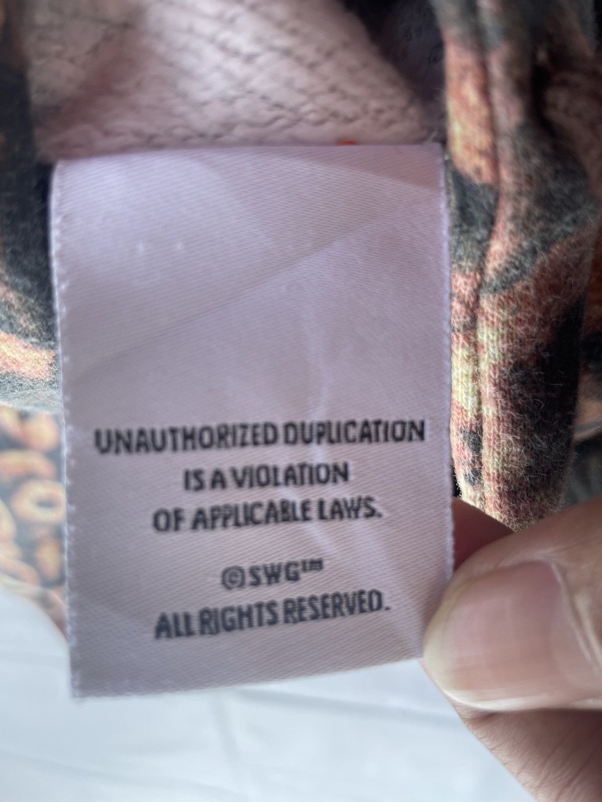 Swagger Swagger Cereal print zipper hoodie Size US XL / EU 56 / 4 - 10 Thumbnail