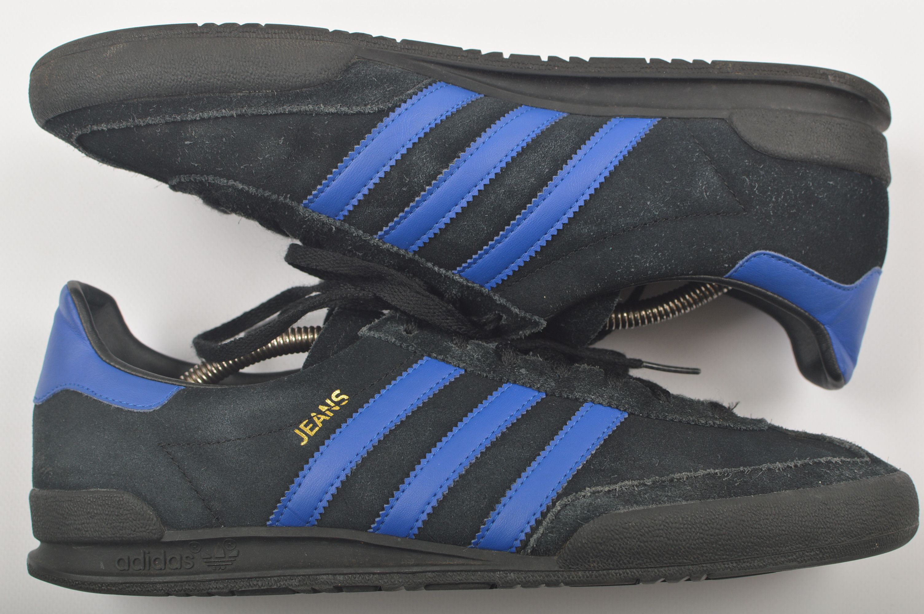 Adidas Adidas Jeans Black/Blue Suede Sneakers Trainers Size US 10.5 / EU 43-44 - 5 Thumbnail