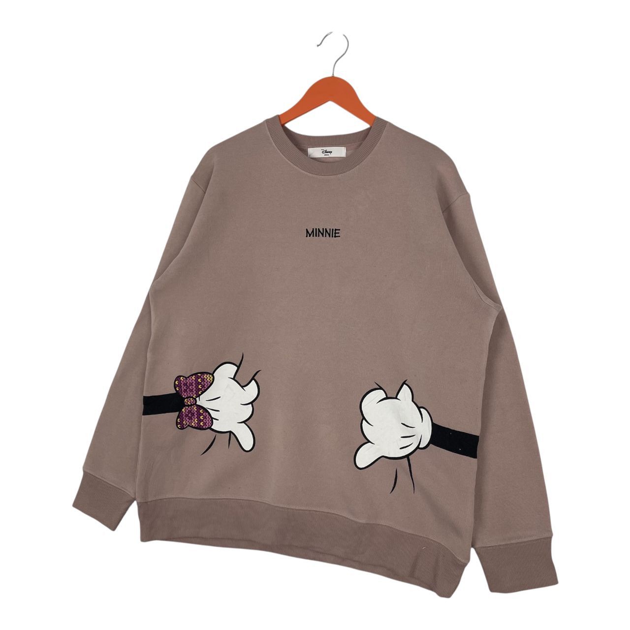 Mickey Mouse Authentic Japan! Minnie Mouse Miror Printing Sweatshirt Size L / US 10 / IT 46 - 4 Thumbnail