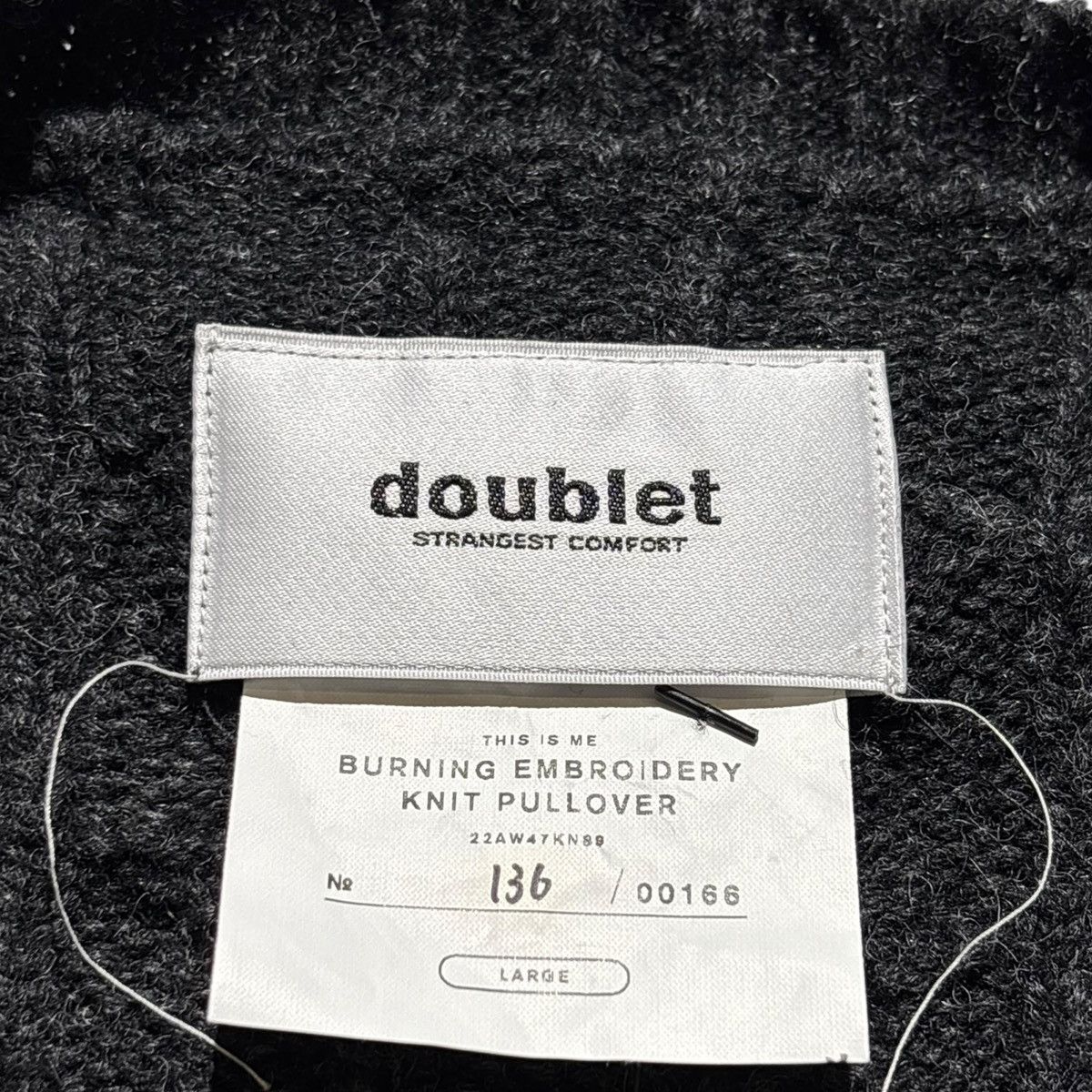 Doublet 133 of 167 Burning embroidered cropped sweater Size US M / EU 48-50 / 2 - 3 Thumbnail