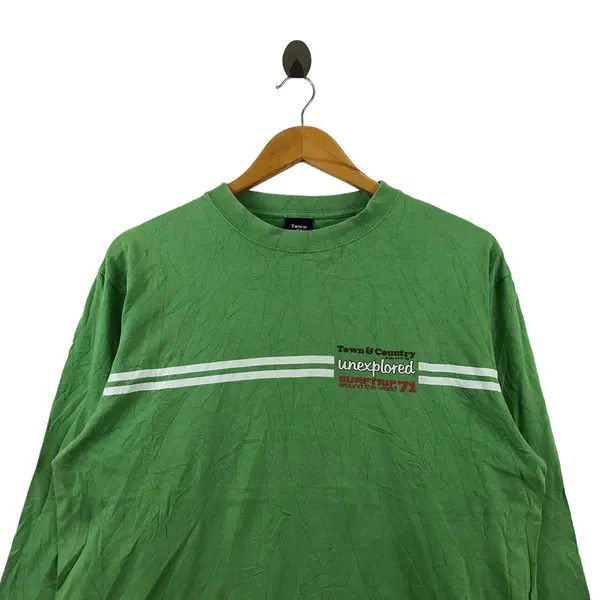 Other Vintage TOWN & COUNTRYSweatshirt Long Sleeve Shirt Size US L / EU 52-54 / 3 - 3 Thumbnail