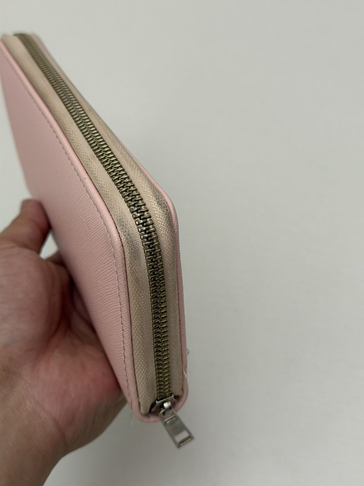 Tory Burch ToryBurch Pink Saffiano Leather ZipAround Continental Wallet Size ONE SIZE - 7 Thumbnail