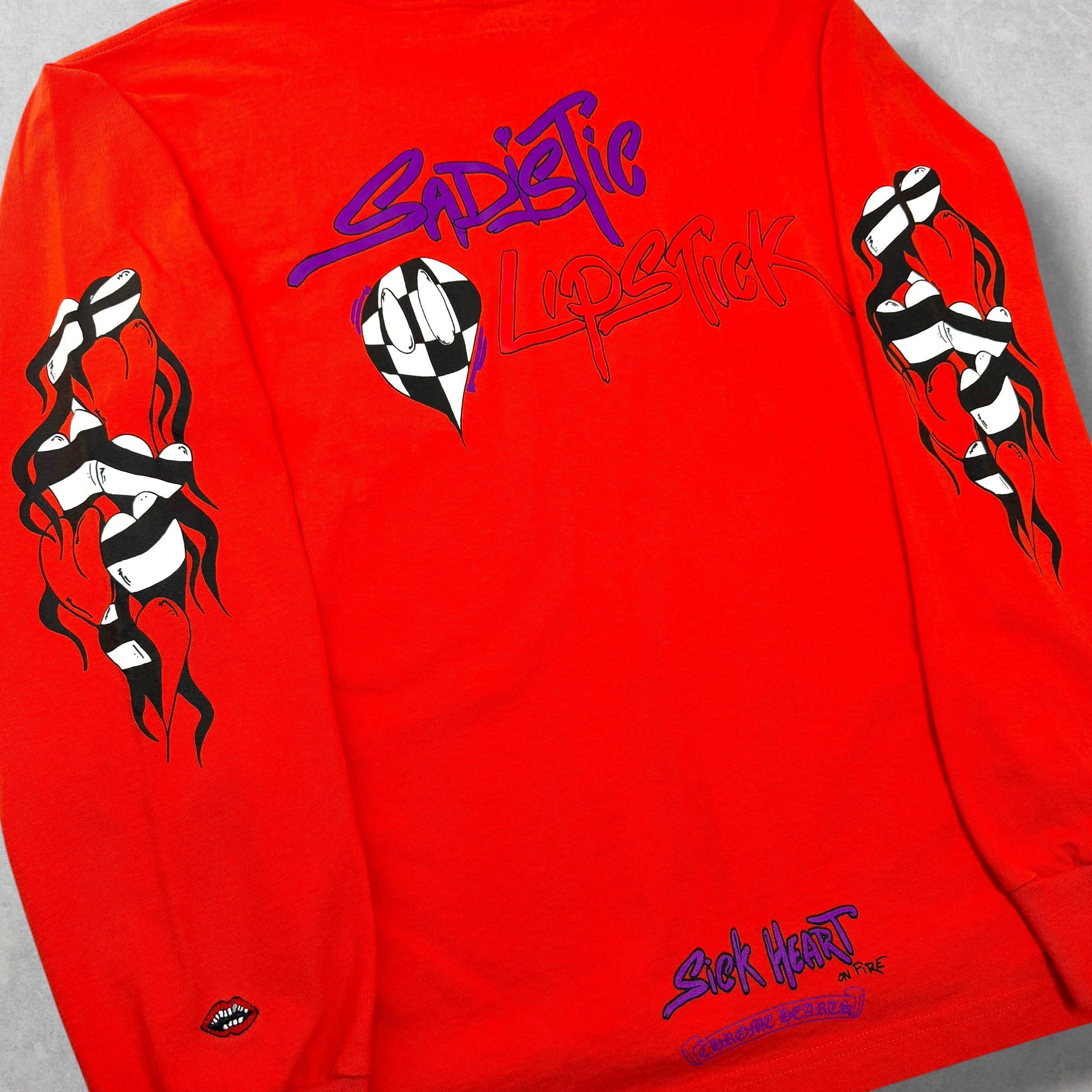Chrome Hearts Chrome Hearts Matty Boy 'Sick Heart' Long Sleeve XXL Size US XXL / EU 58 / 5 - 4 Thumbnail