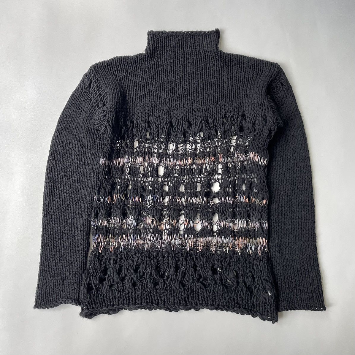 Dries Van Noten Candy Cobweb Knit Punk Sweater Size S / US 4 / IT 40 - 19 Thumbnail