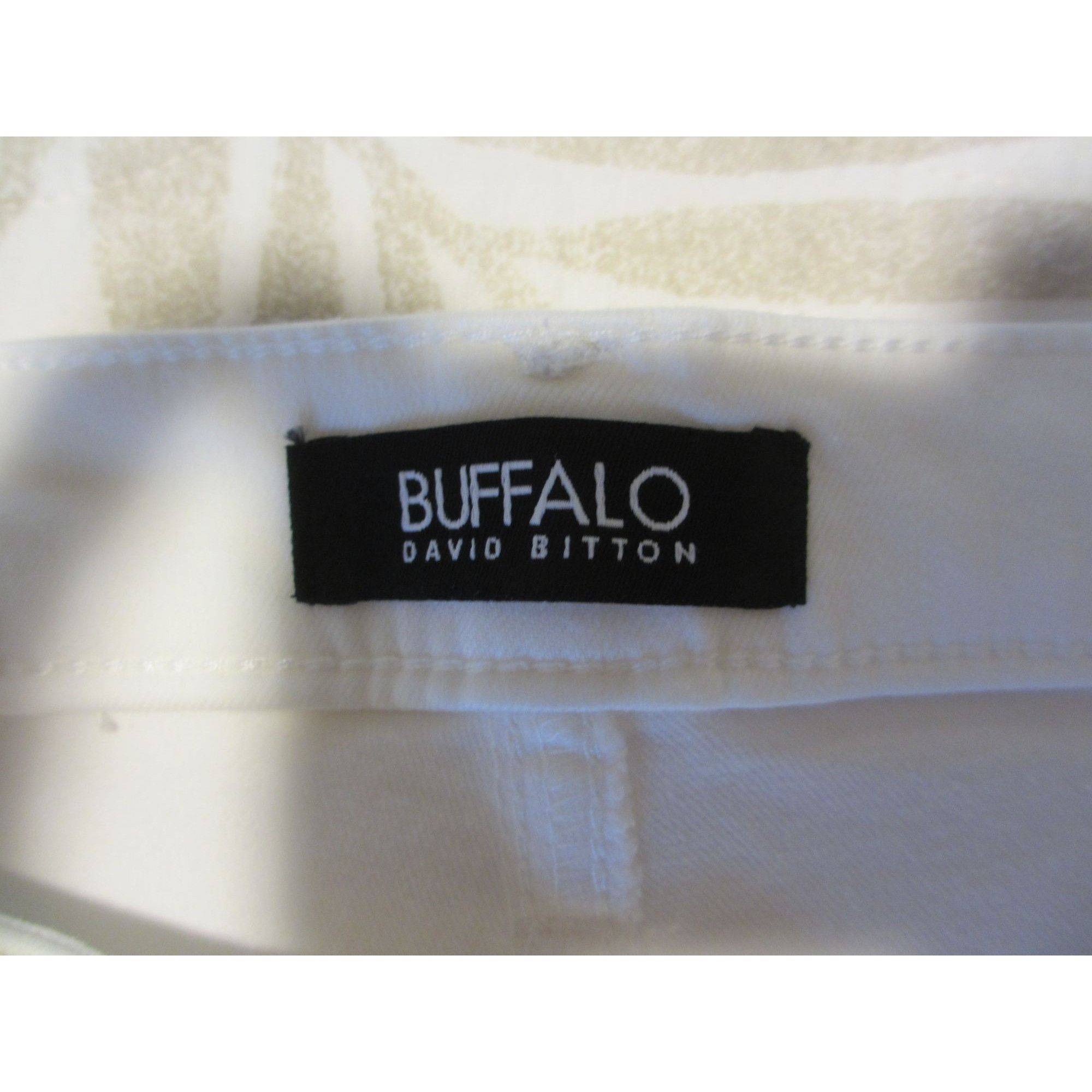 Other BUFFALO BY DAVID BRITTON AUBREY WHITE MID RISE STRETCH SUPER Size 34" / US 12 / IT 48 - 6 Thumbnail