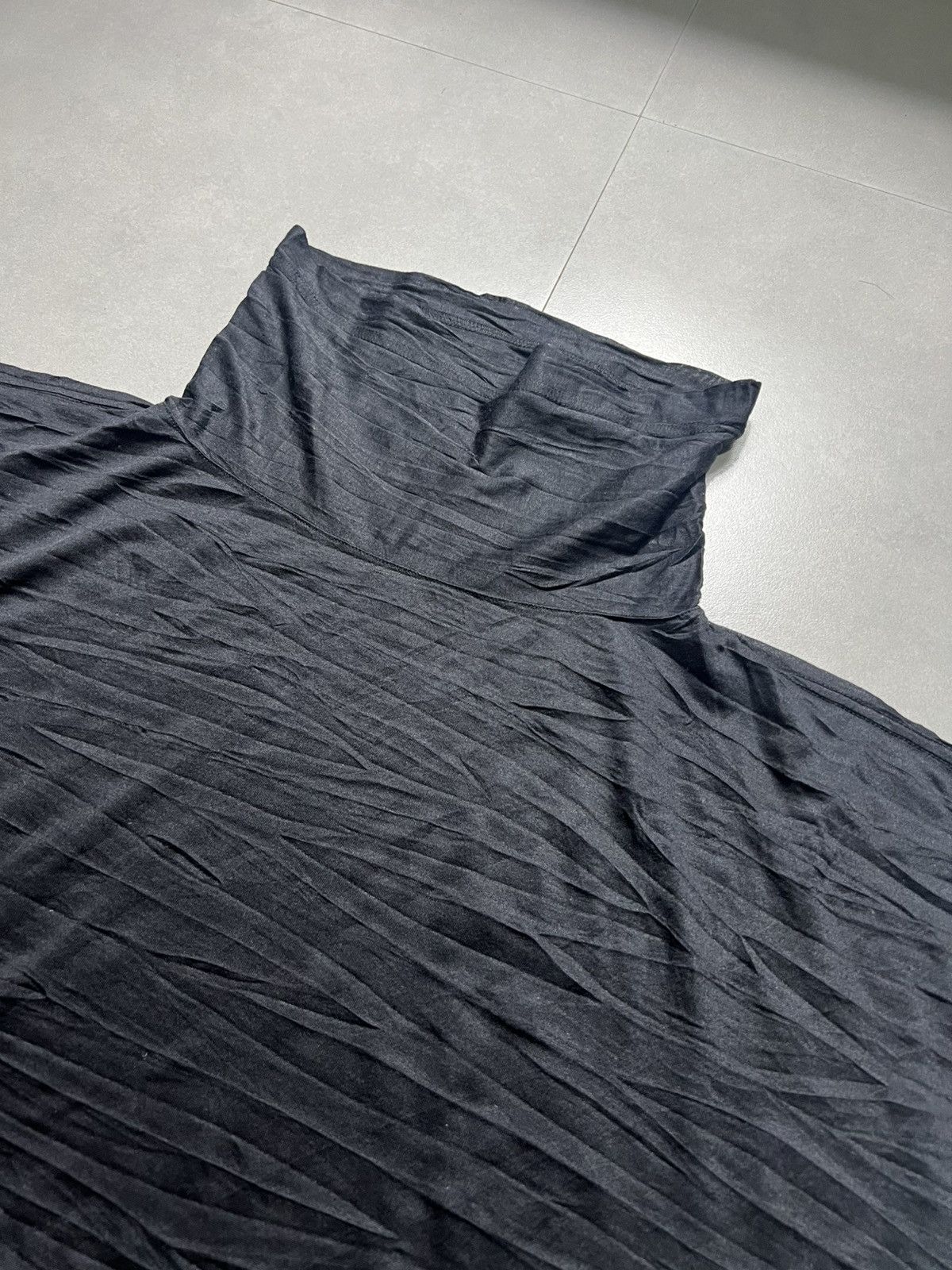 Issey Miyake Issey Miyake - ME Wrinkled Mock Shirt Size M / US 6-8 / IT 42-44 - 3 Thumbnail
