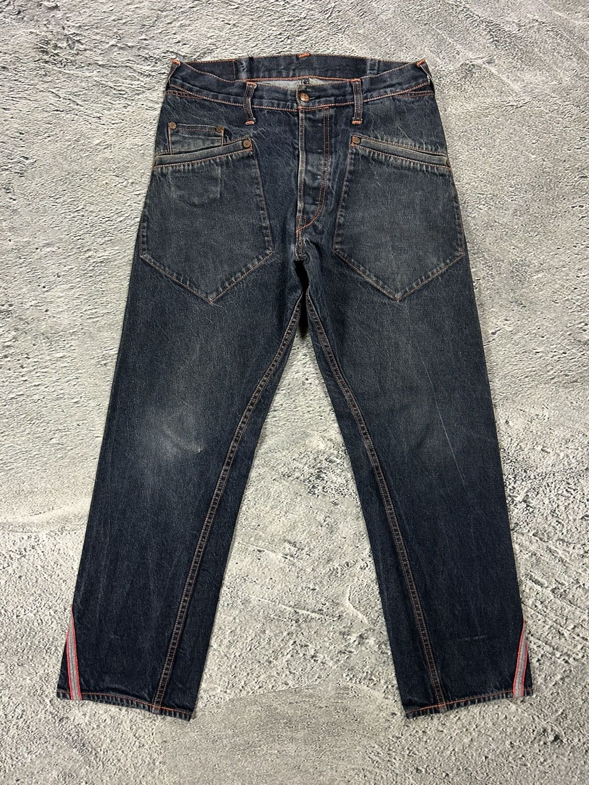 Evisu Evisu jeans vintage handpainted seagull inside out selvedge Size US 32 / EU 48 - 6 Thumbnail