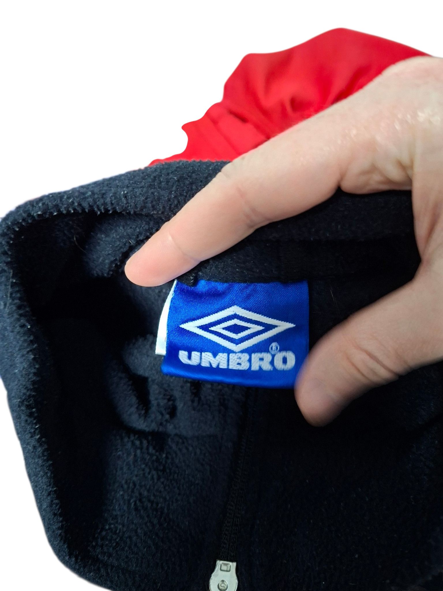 Umbro UMBRO VINTAGE 90S FLEECE TRACK JACKET Size US XL / EU 56 / 4 - 4 Thumbnail