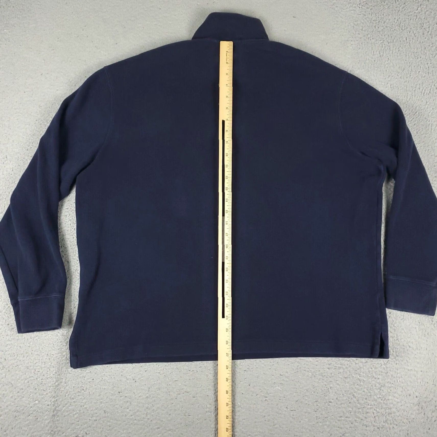 Ralph Lauren VINTAGE Ralph Lauren Sweater Pullover 1/4 Zip Mens 2XL Blue Cotton Modern Size US XXL / EU 58 / 5 - 5 Thumbnail