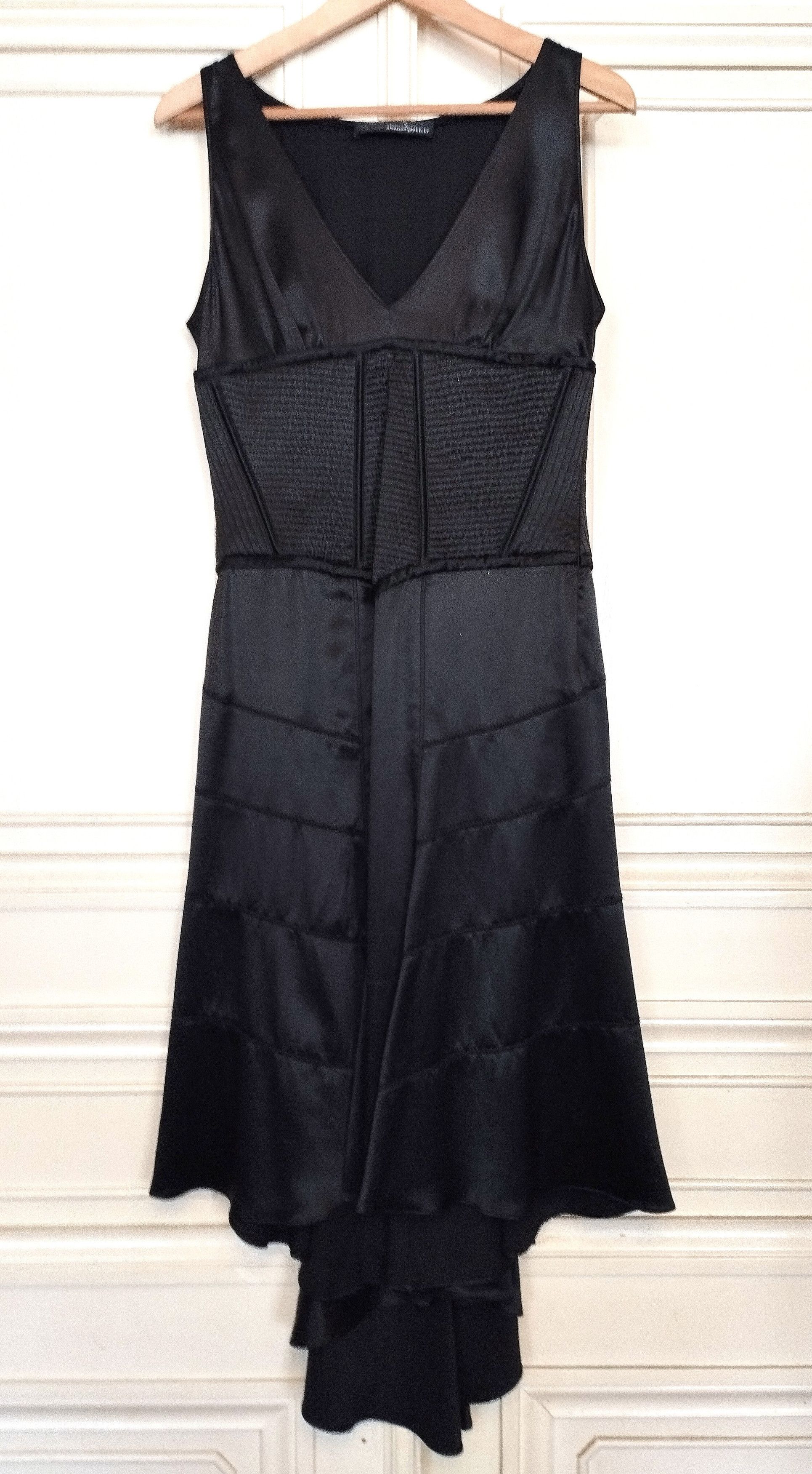 Designer Amanda Wakeley Robe Sculpturale Corset Soie T M/L Size M / US 6-8 / IT 42-44 - 1 Thumbnail