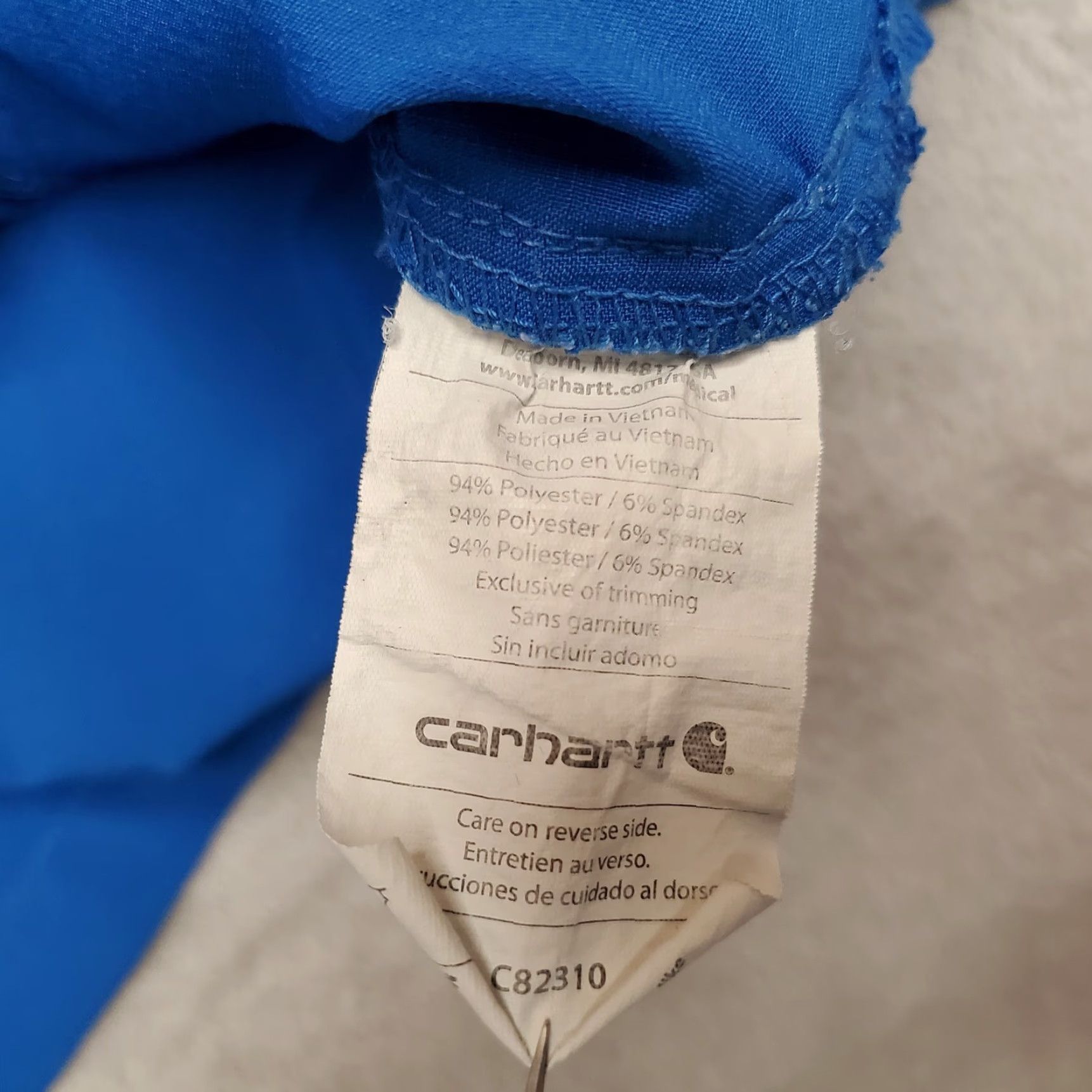 Carhartt VINTAGE Carhartt Jacket Women S Blue Force Scrub Thumb Hole Cross Flex Performance Jacket Size S / US 4 / IT 40 - 5 Thumbnail