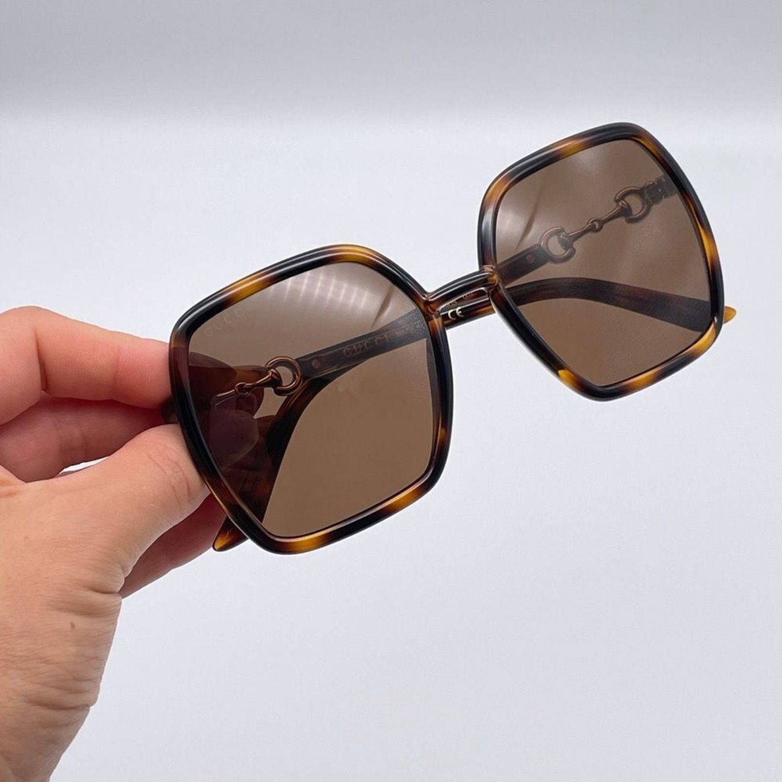 Gucci BRAND NEW GUCCI GG0890S 002 Havana Women Sunglasses Size ONE SIZE - 9 Thumbnail