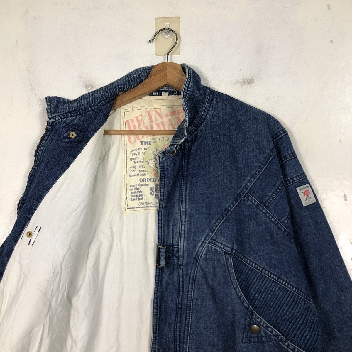 Japanese Brand Biker Bondage Parachute Denim Jacket Bobson Seditionaries Size US L / EU 52-54 / 3 - 14 Thumbnail